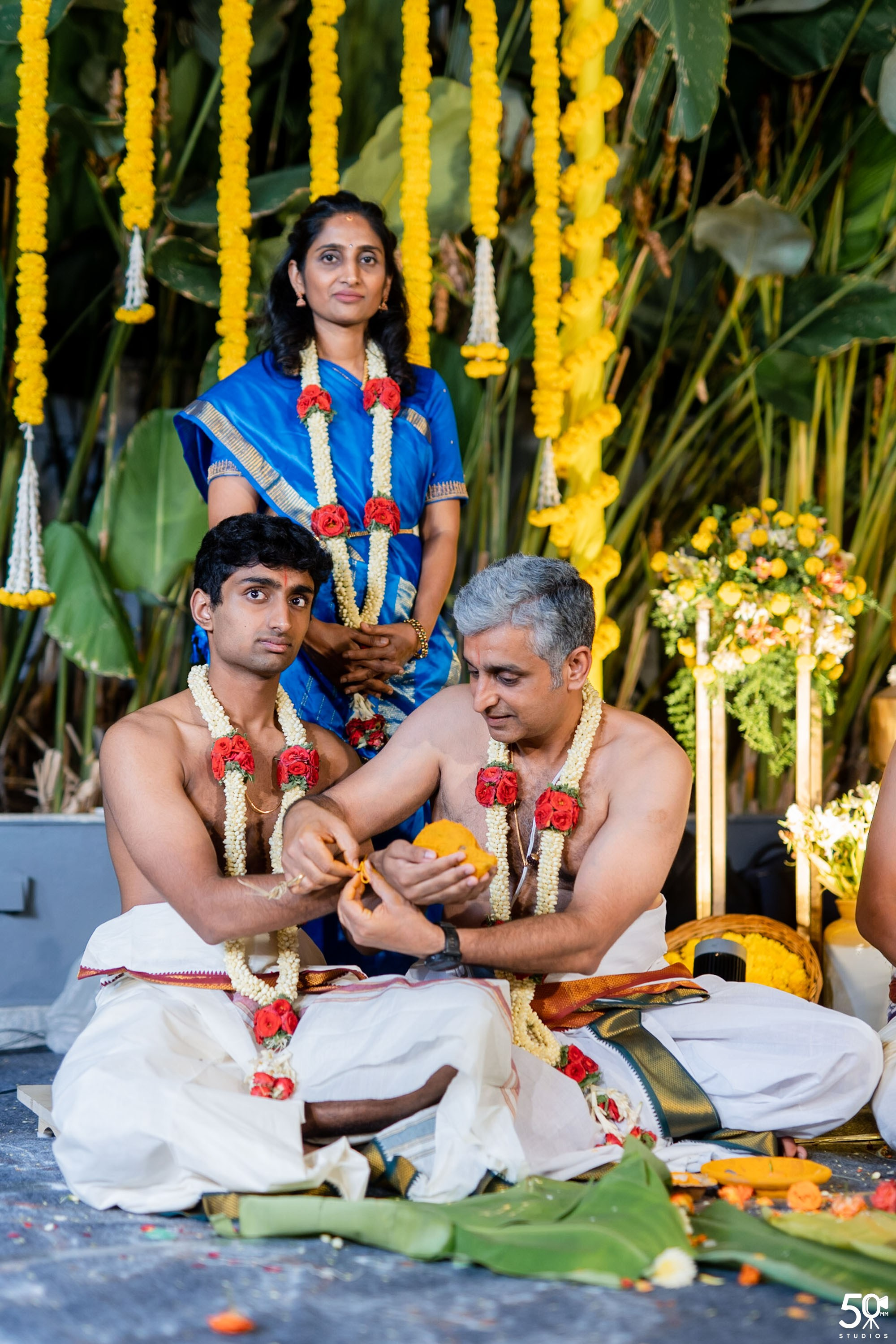 SANJAY AND SAKETH UPANAYANA. 50mm STUDIOS