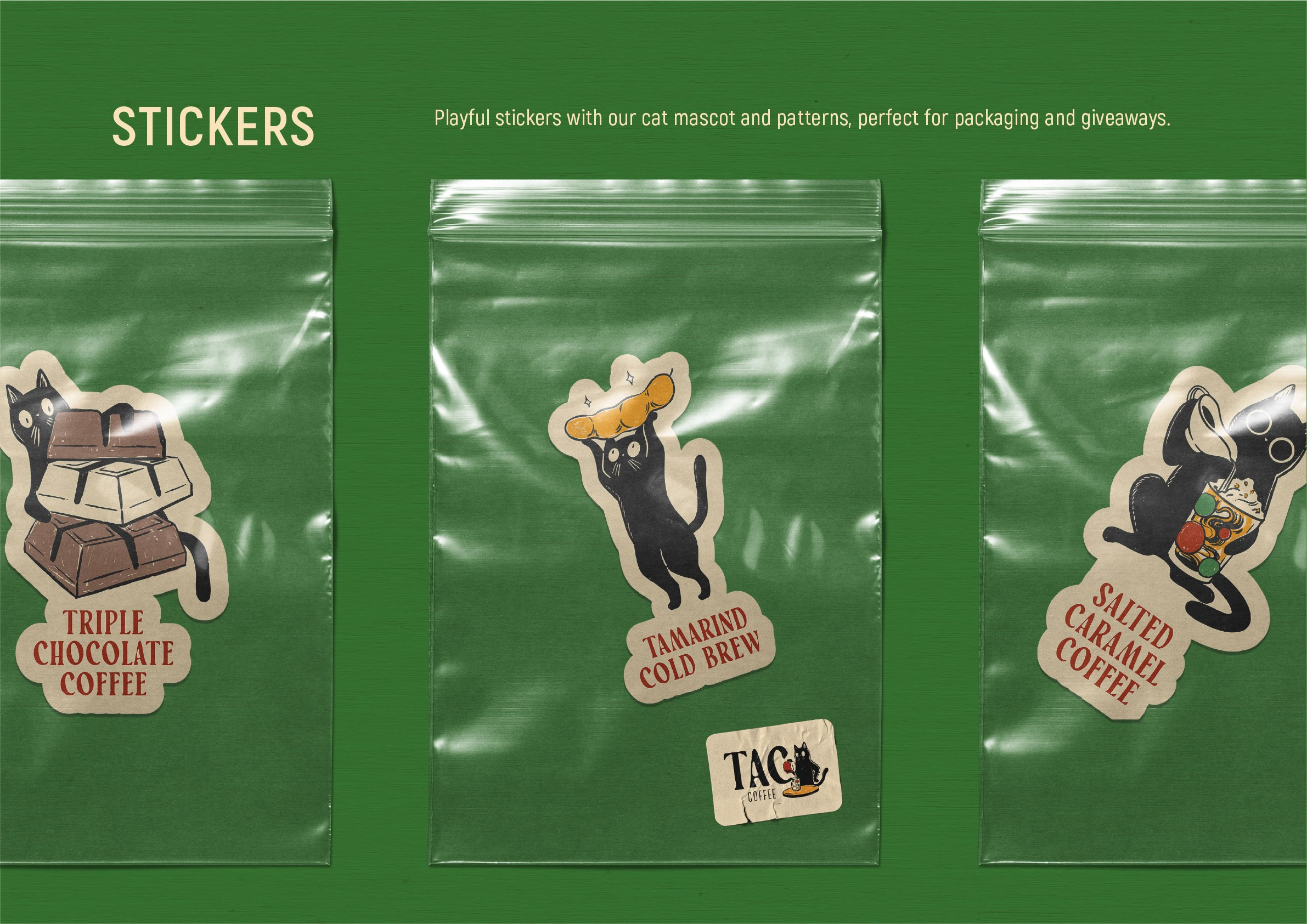 TAC coffee. Helen Reveur | Illustrator & Brand Designer | Ready-Made & Custom Illustrations