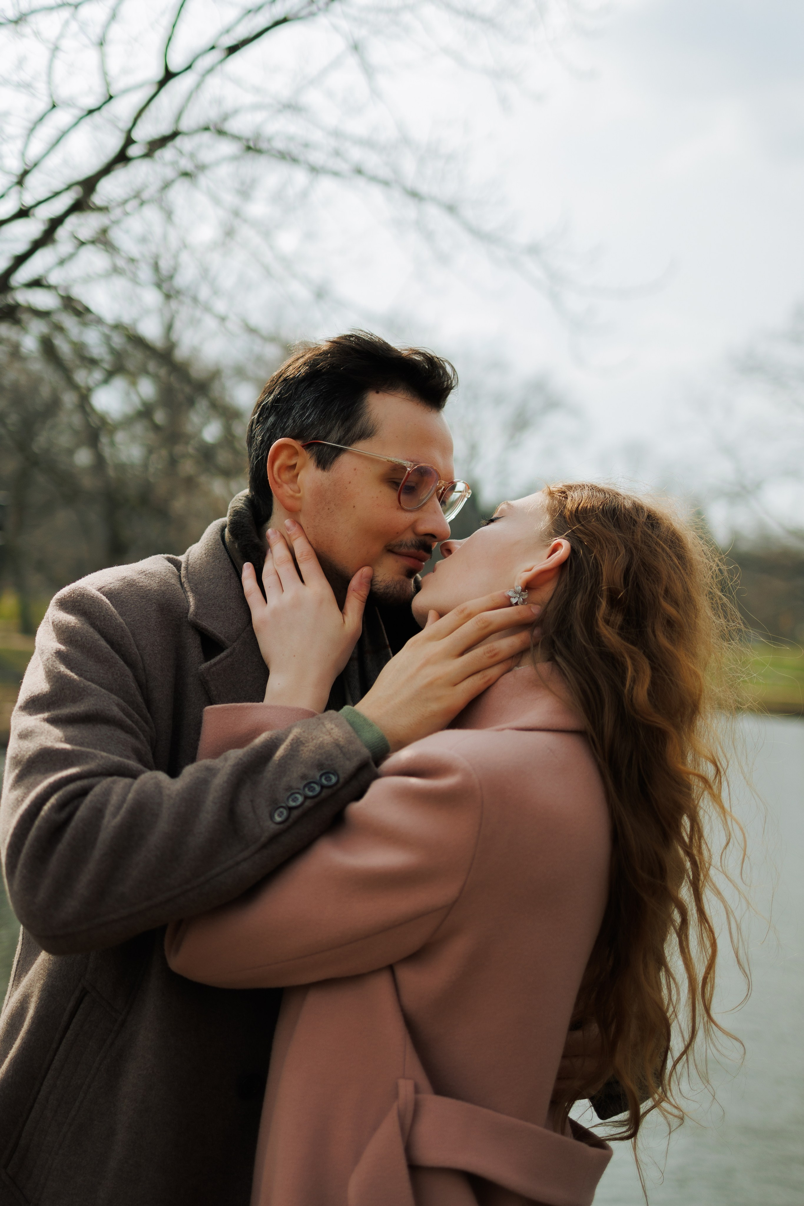 Love Story in Leipzig Park. Emotional&Cinematic Couple Photoshoot by Kristina Kozheltsova. Kristina Kozheltsova- Soulful Portrait&Lifestyle&Love Story Photographer in Leipzig, Germany