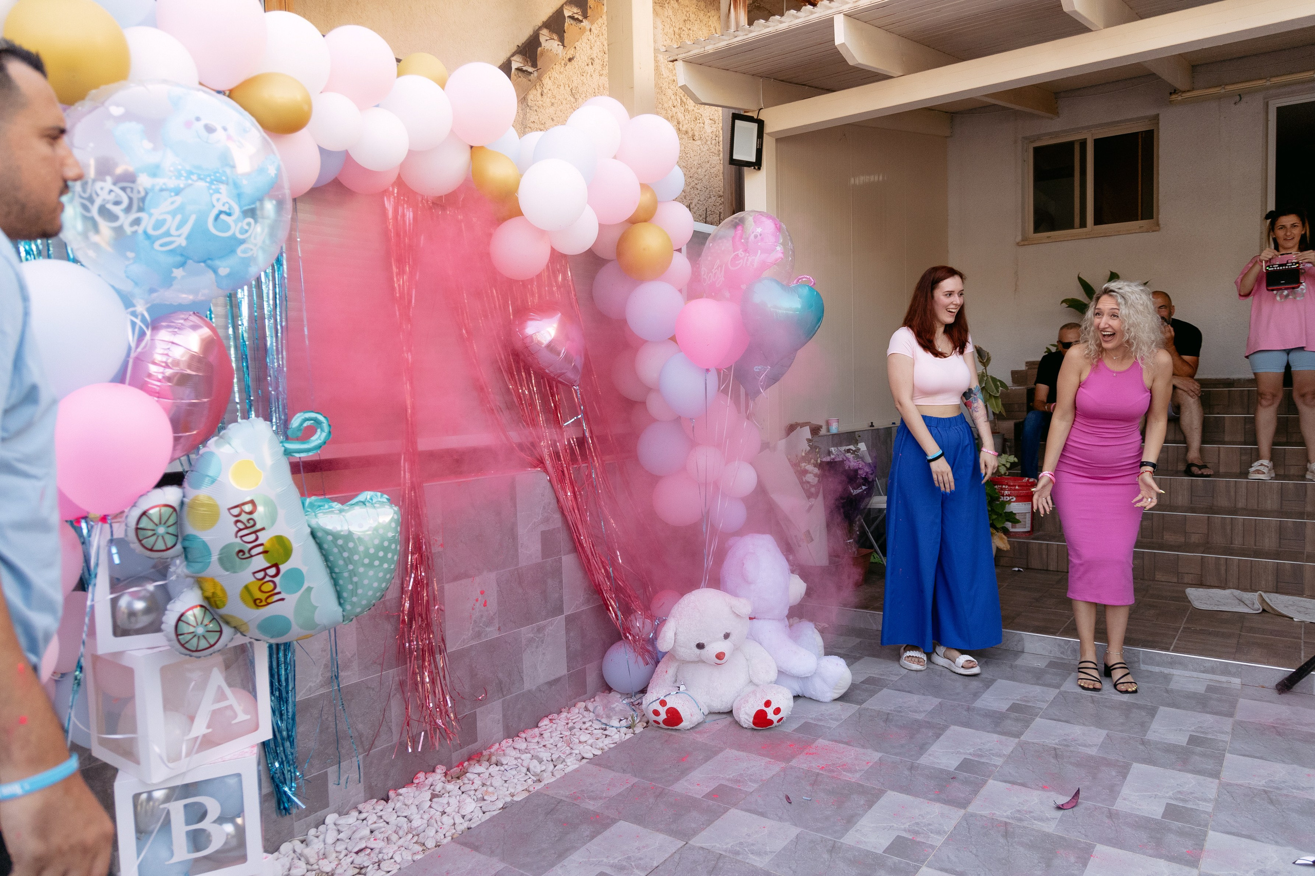 Gender Party for Alina and Michael. Home