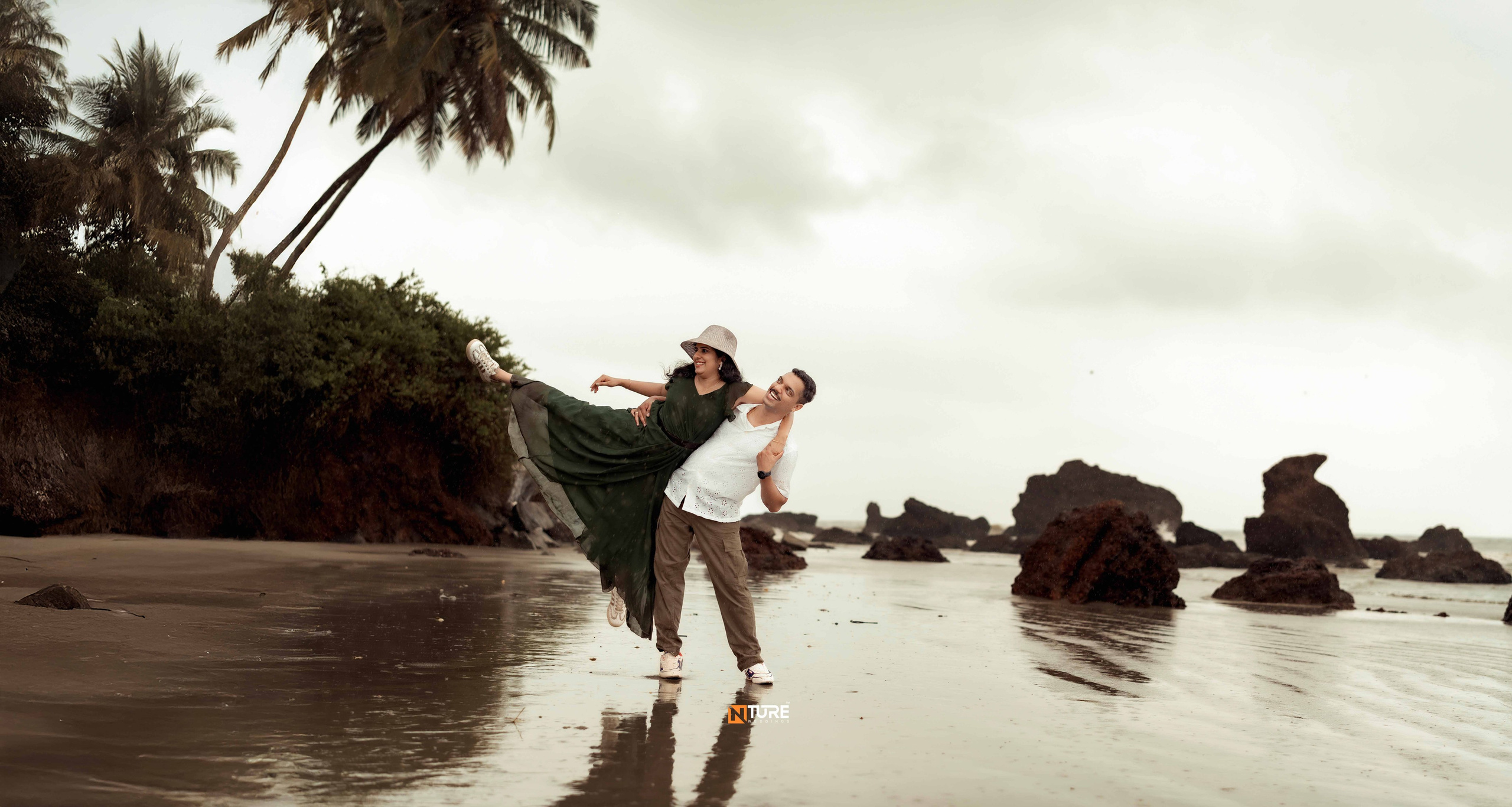 AKSHAY & ANAGHA SAVE THE DATE. NTURE WEDDING