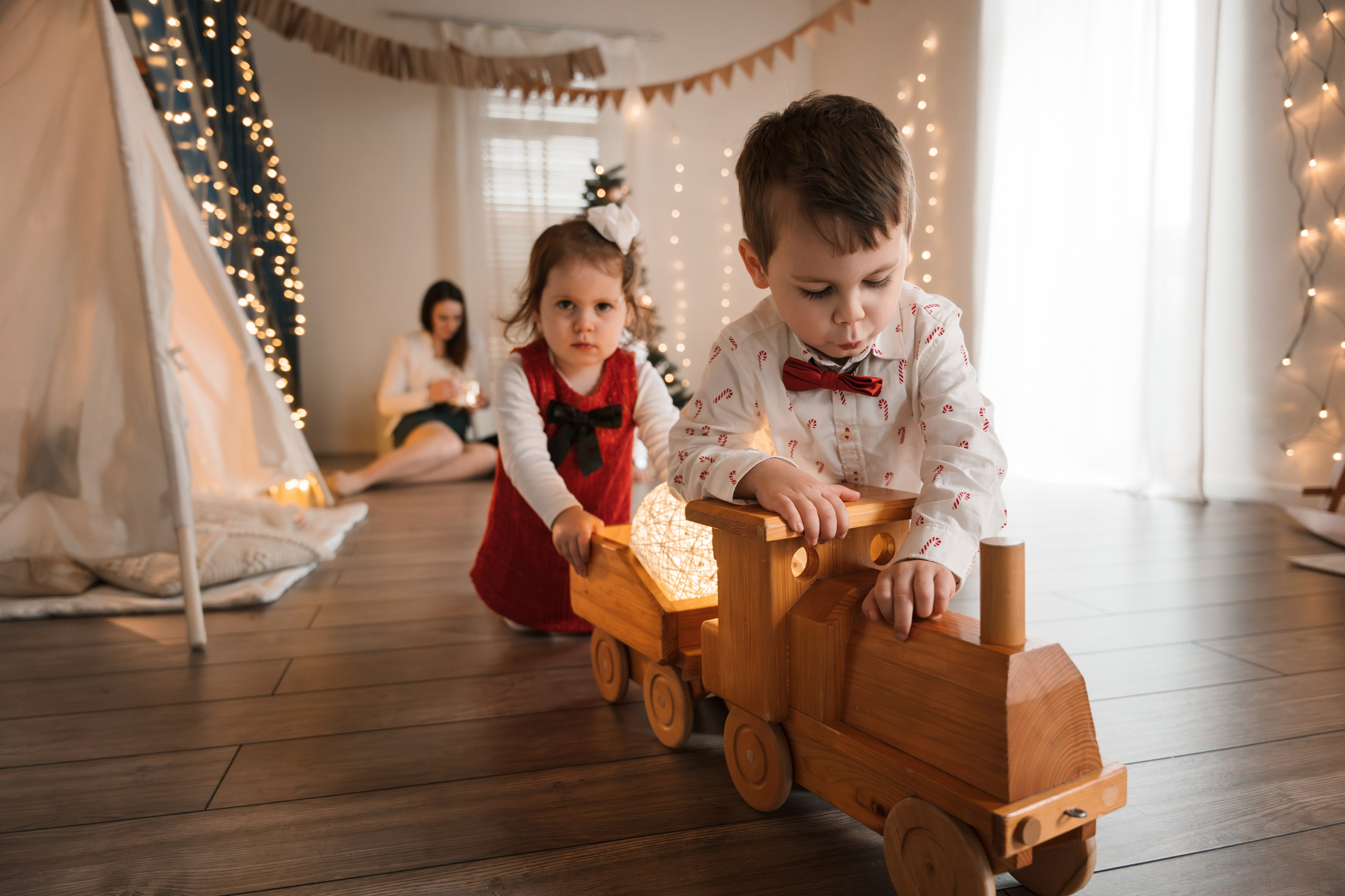 Christmas Family Photoshoot. Elena Seewald