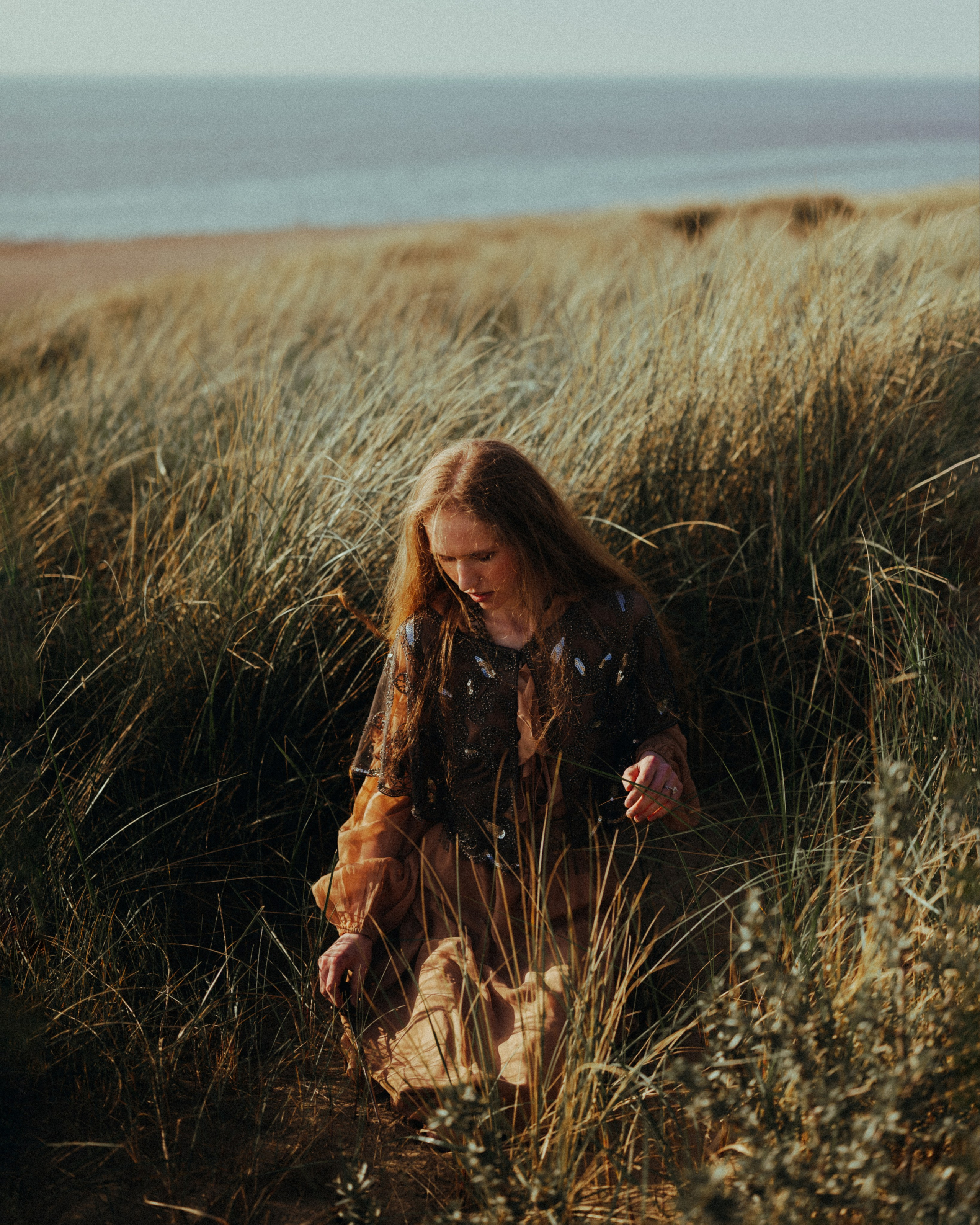 Sunset on the Beach in the Dunes, Leiden. Moth & Moss Photography