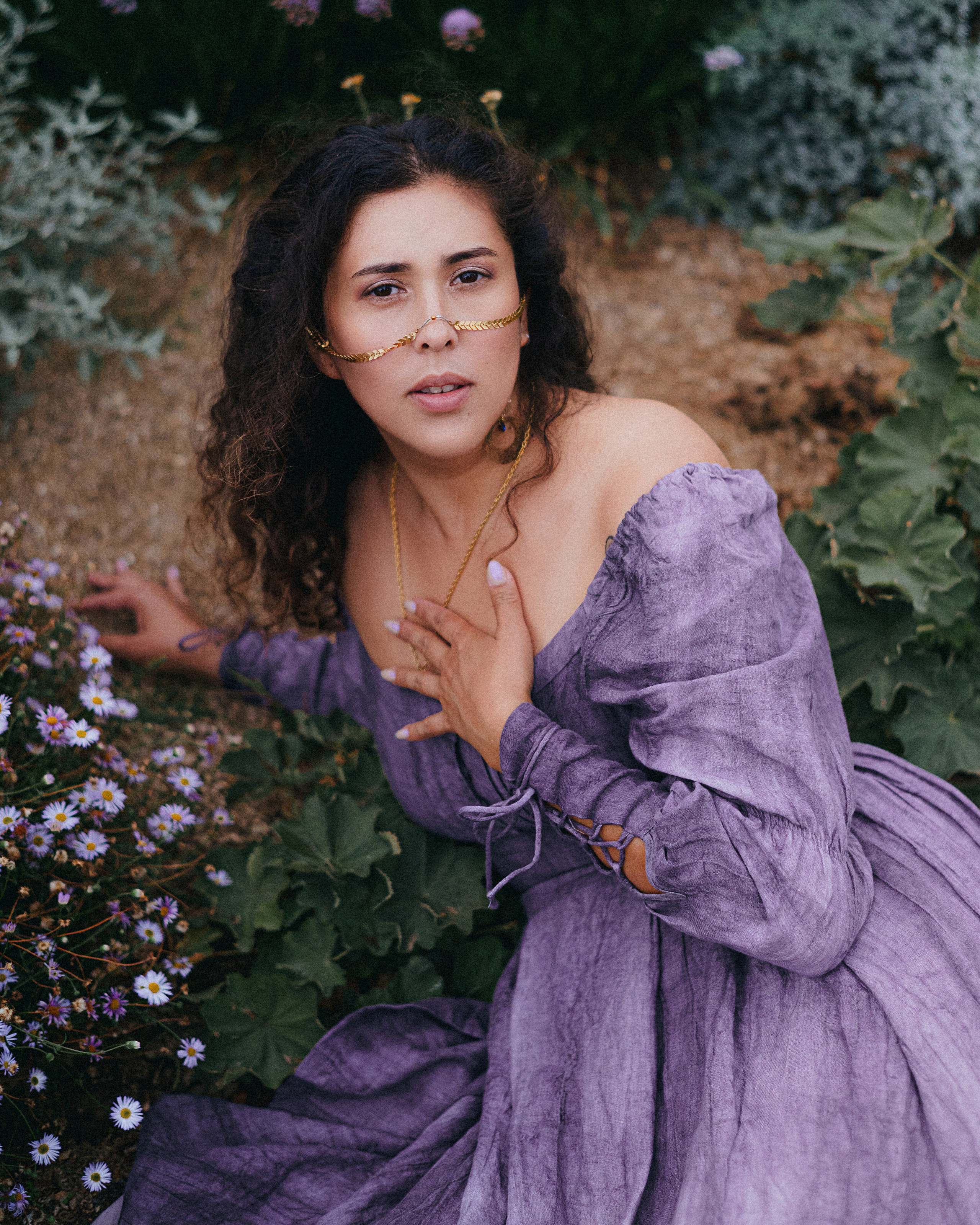 Fairy in Medieval Ruins Photoshoot. Moth & Moss Photography