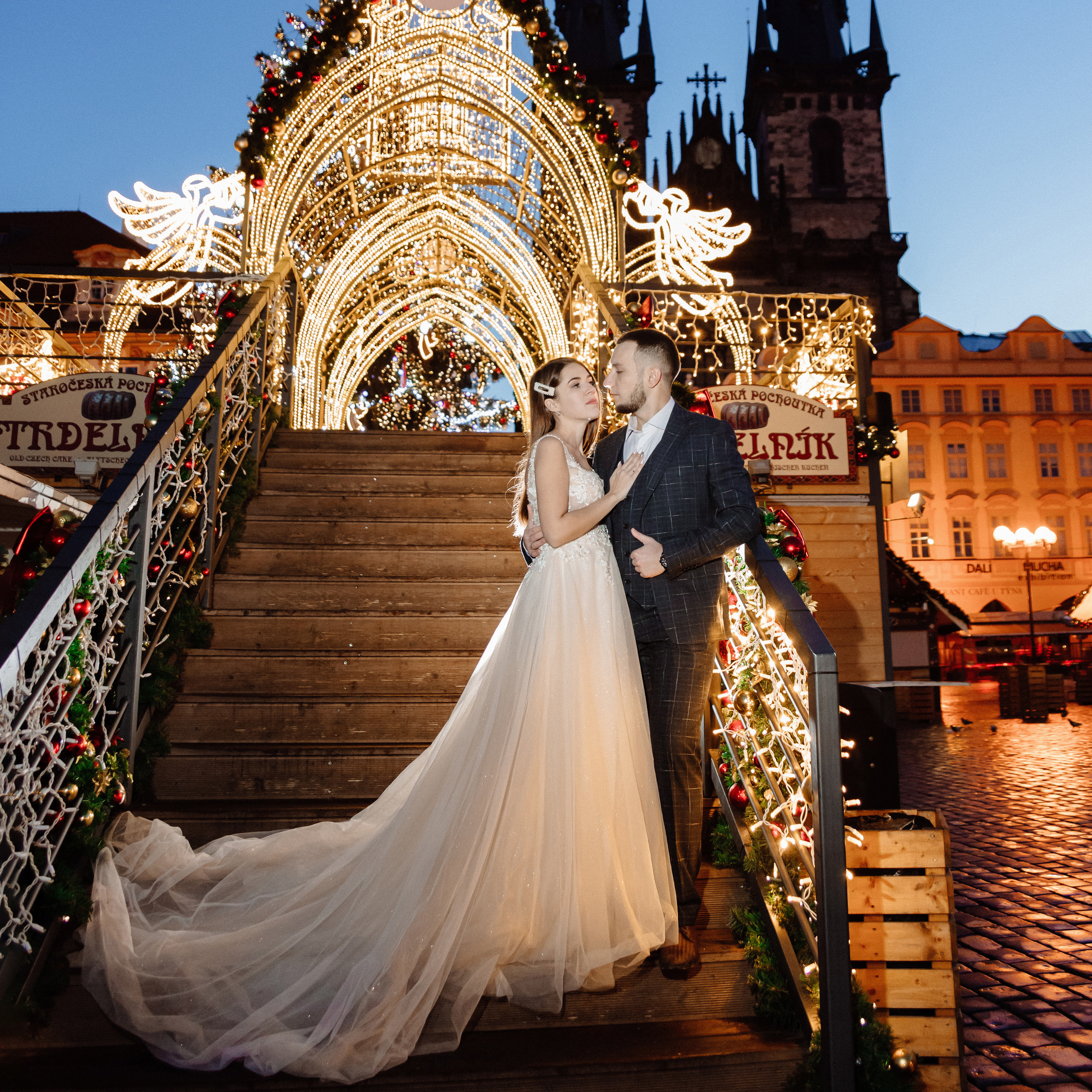 A&L elopement. Wedding and portrait photographer in Poland Vitali Frozen
