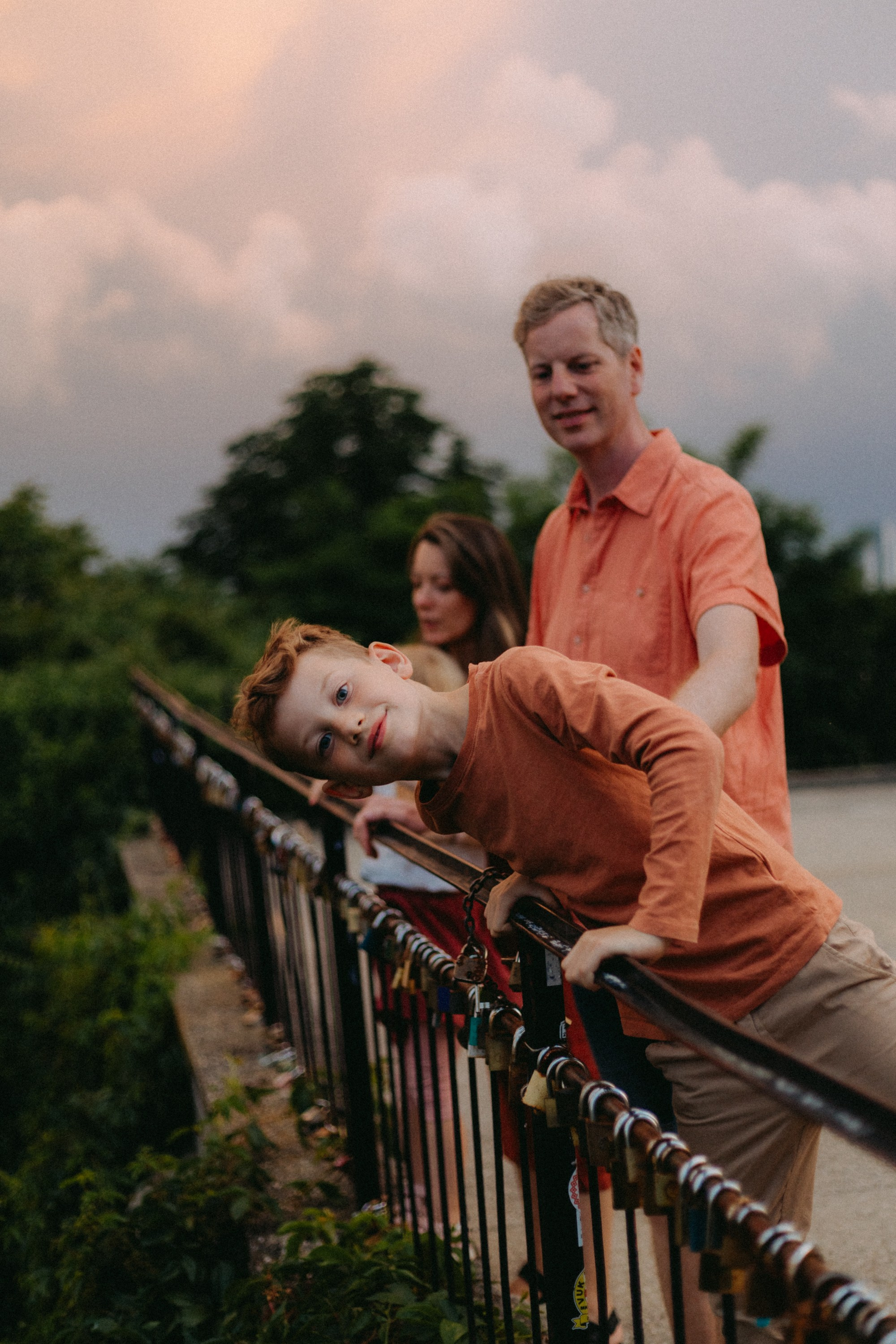 Family in the city. Elena Gorobets. Photographer in Zagreb