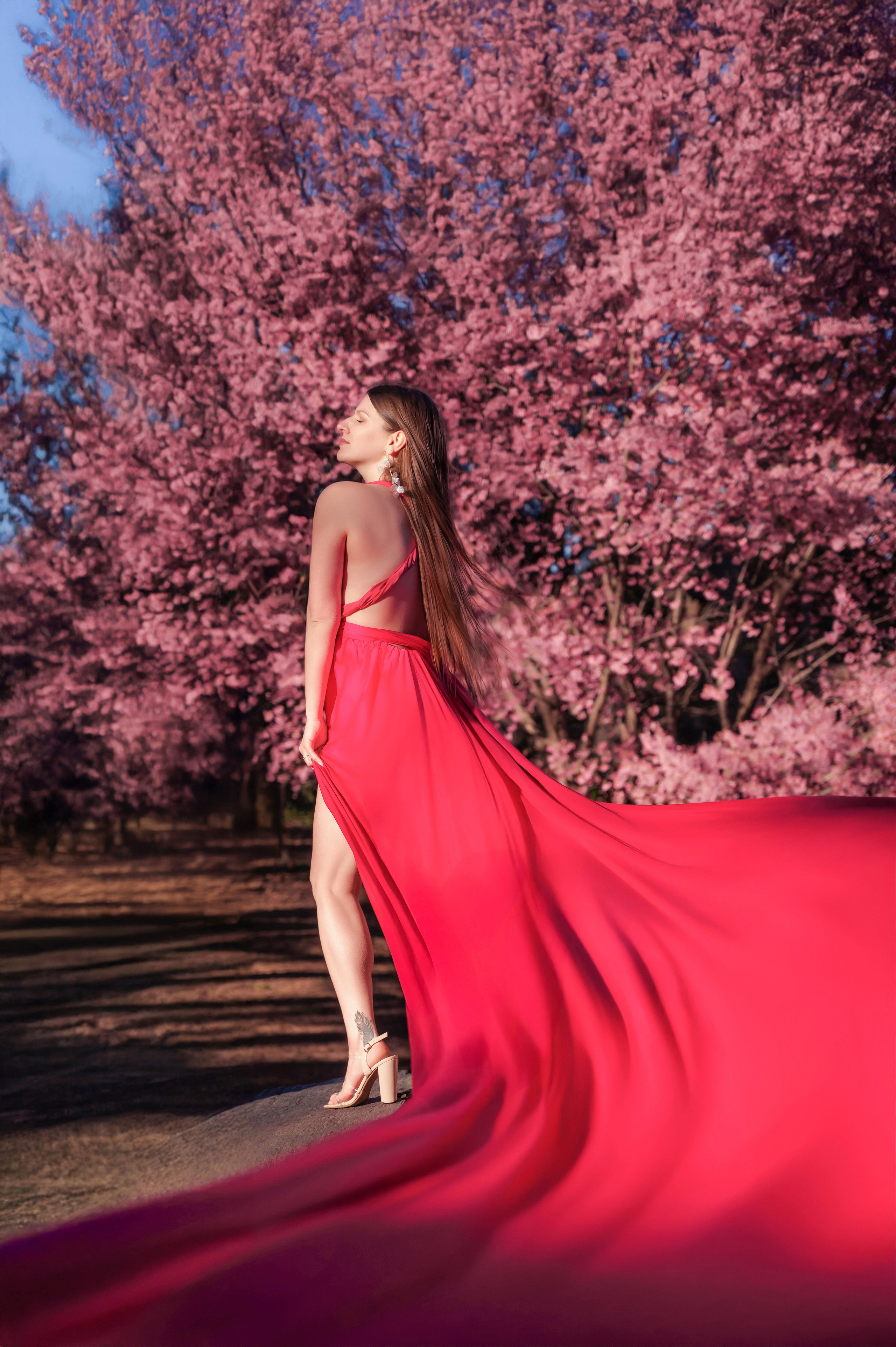 Flying dress. Alena Galieva New York Photographer