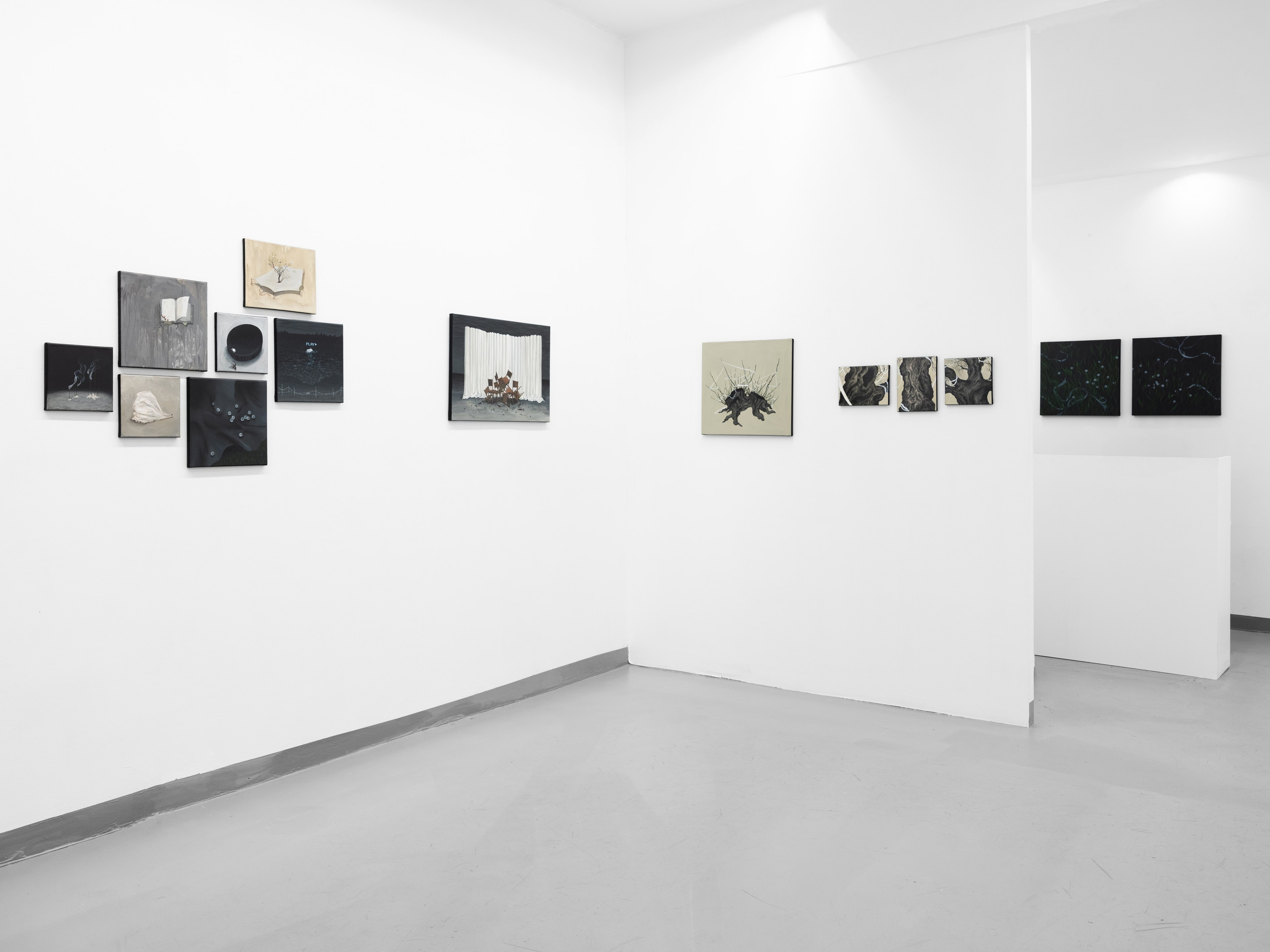 Solo show Au-delà. 2024. Yujoo HONG