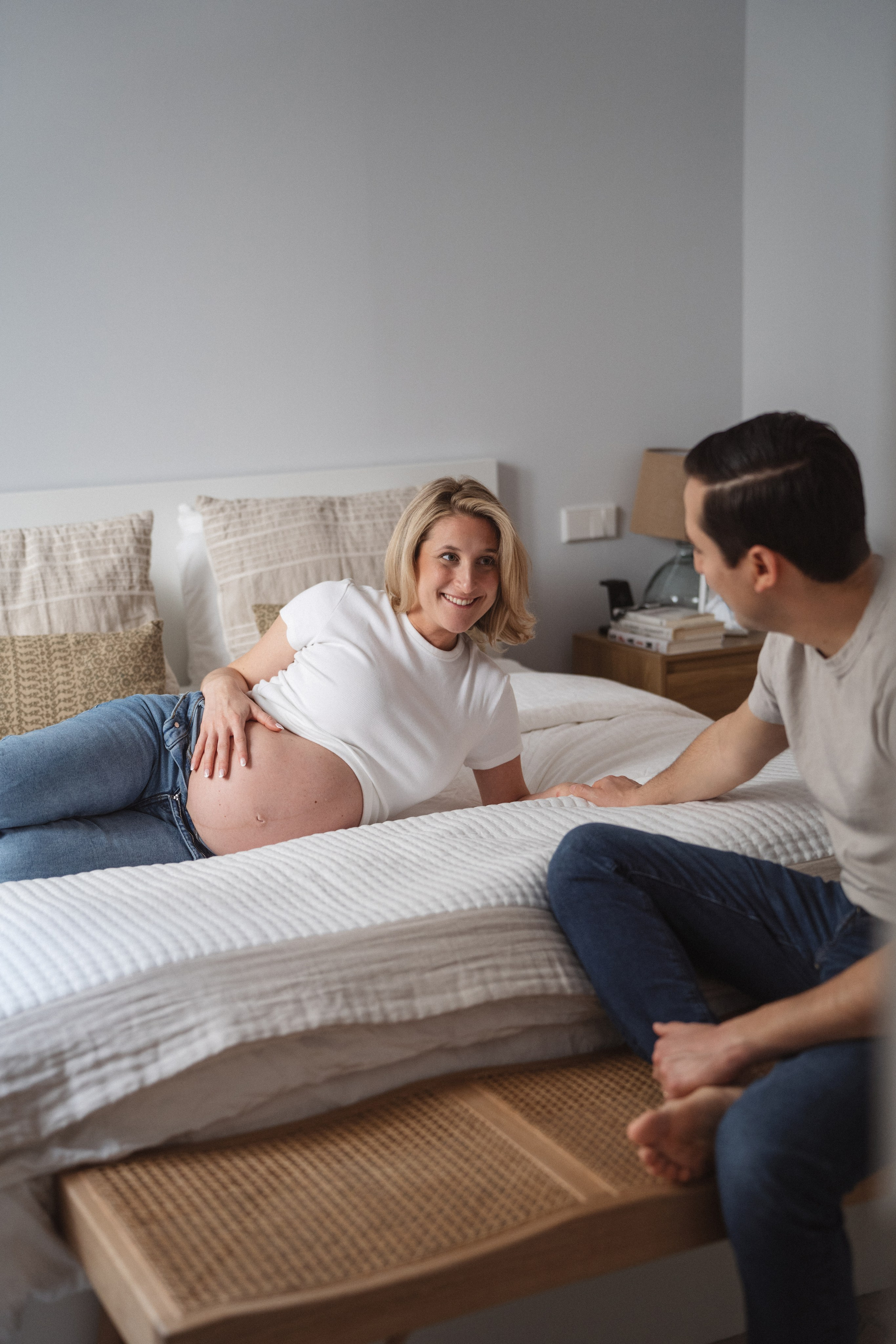 Fotógrafo de sesiones para embarazadas en Madrid. Fotógrafo en Madrid, España. Alyona Belyaninova