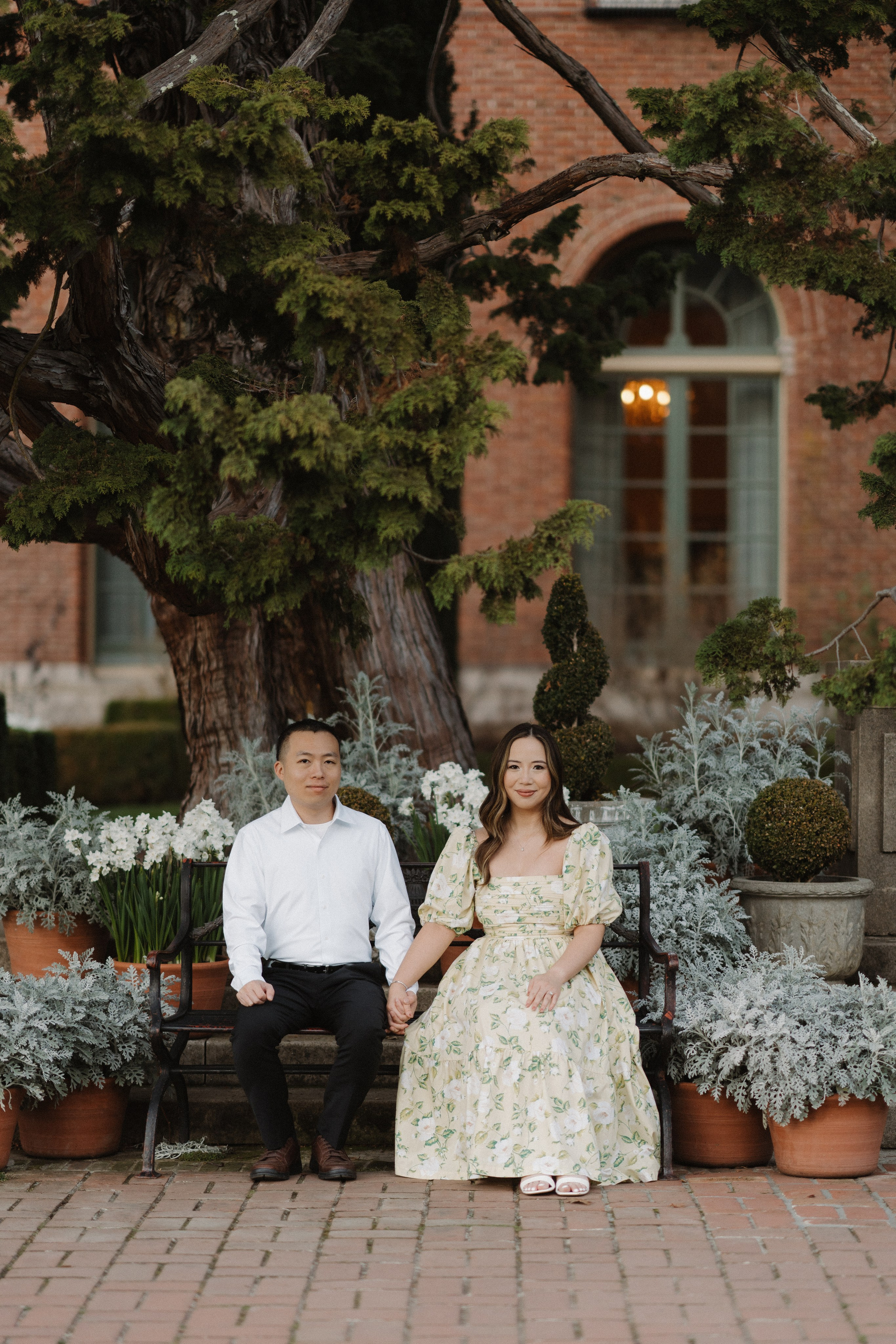 Filoli Historic Garden Engagement Photoshoot. Soulo Photography | San Francisco Bay Area Based Photographer