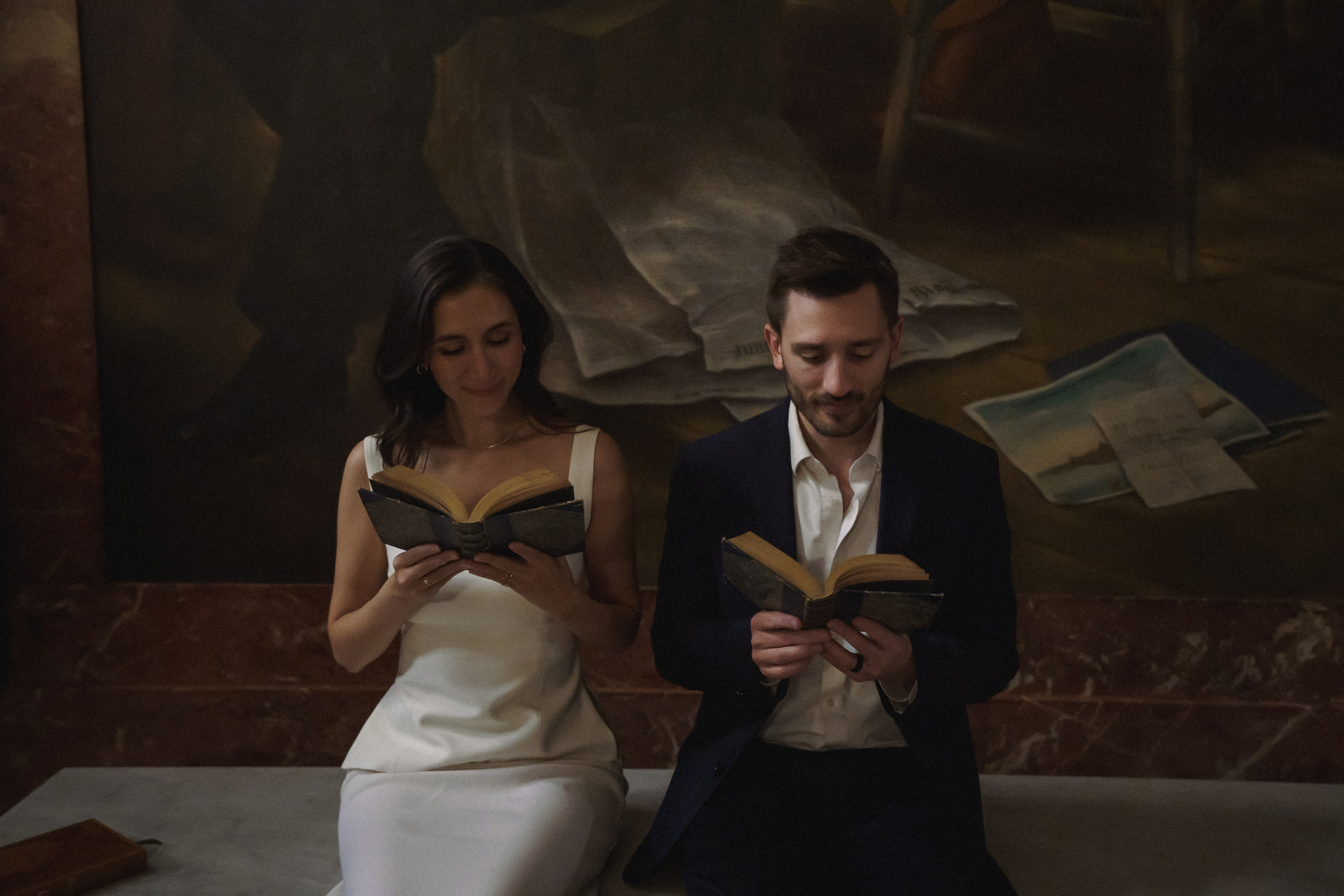 Library love story. New York + destination photographer