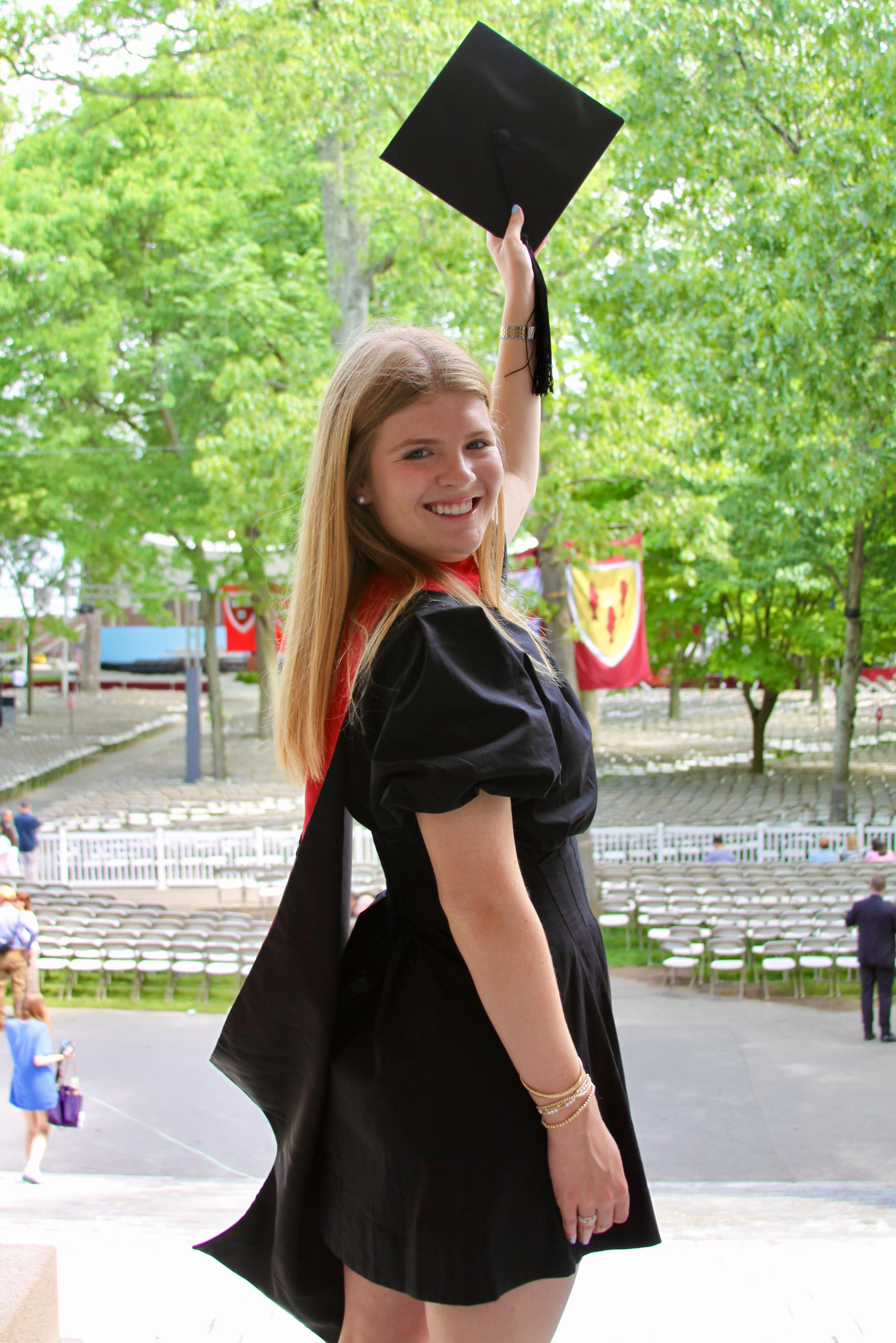 Masters graduation with Talia (group shoot). Kelly Sang, graduation and portrait photographer in Boston