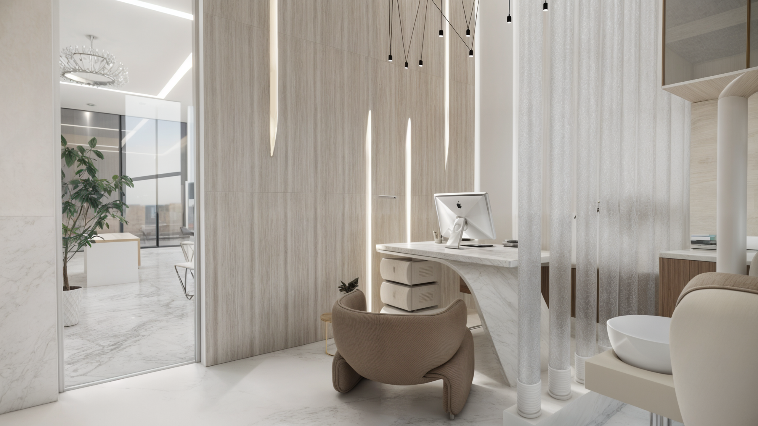 Klinika stomatologiczna „Oris” 📍 Moraira, Hiszpania. Projektowanie Wnętrz