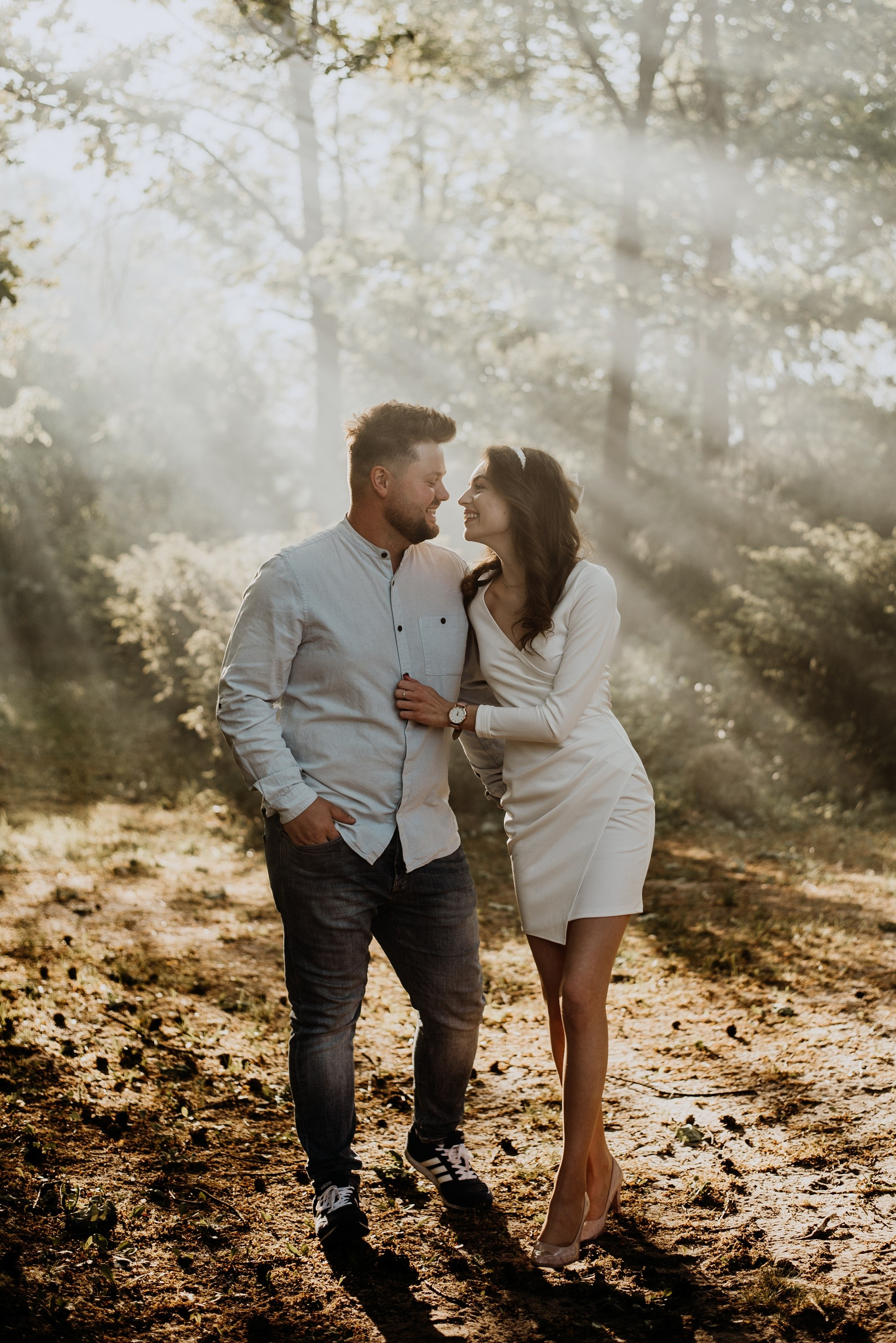 Sesja narzeczeńska Ewelina i Paweł. Dominika Strachacka Fotografia | Fotograf ślubny i rodzinny Opole Lubelskie Lublin