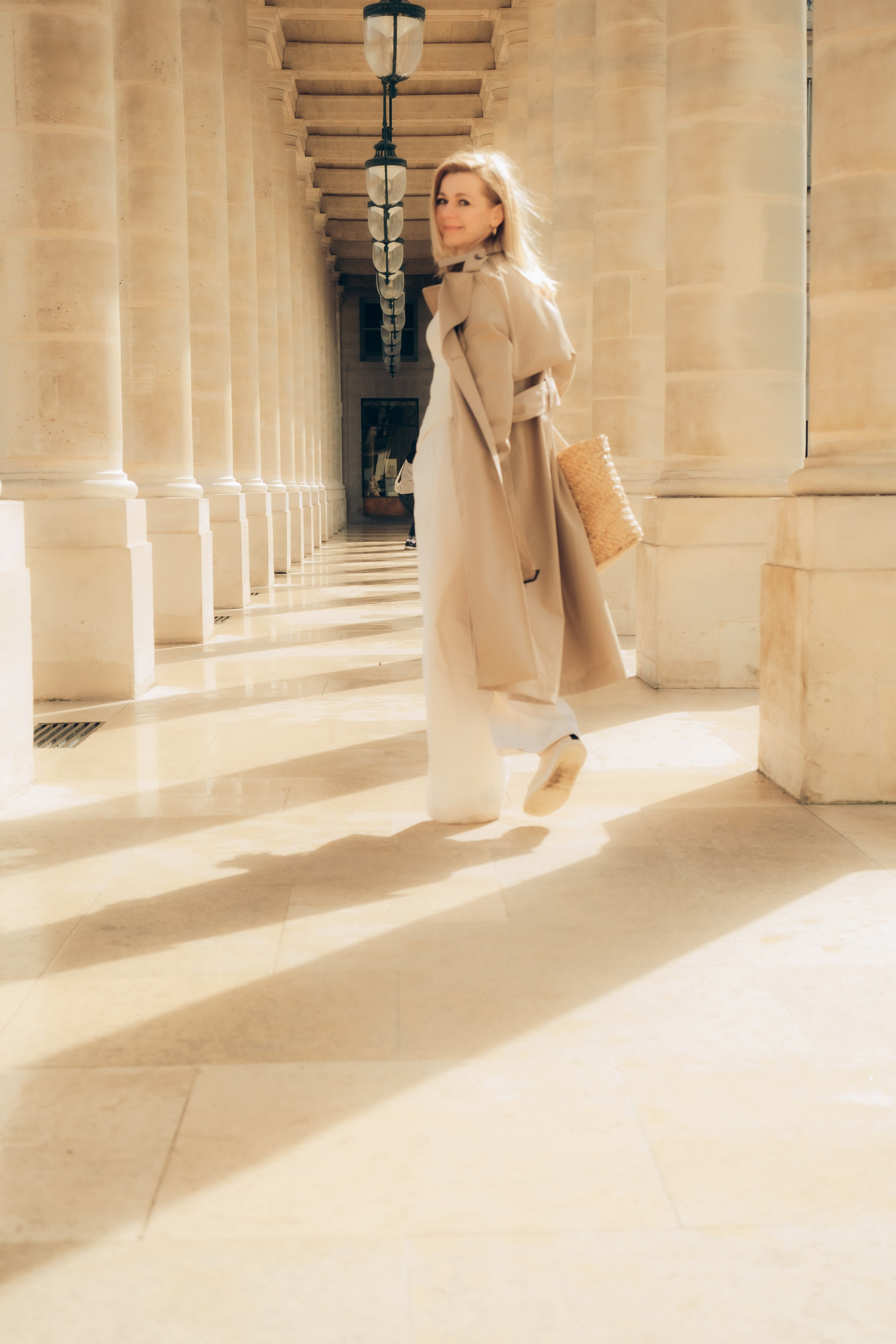 Elena’s photoshoot in Palais Royal. Photographer in Paris Marina Chaput