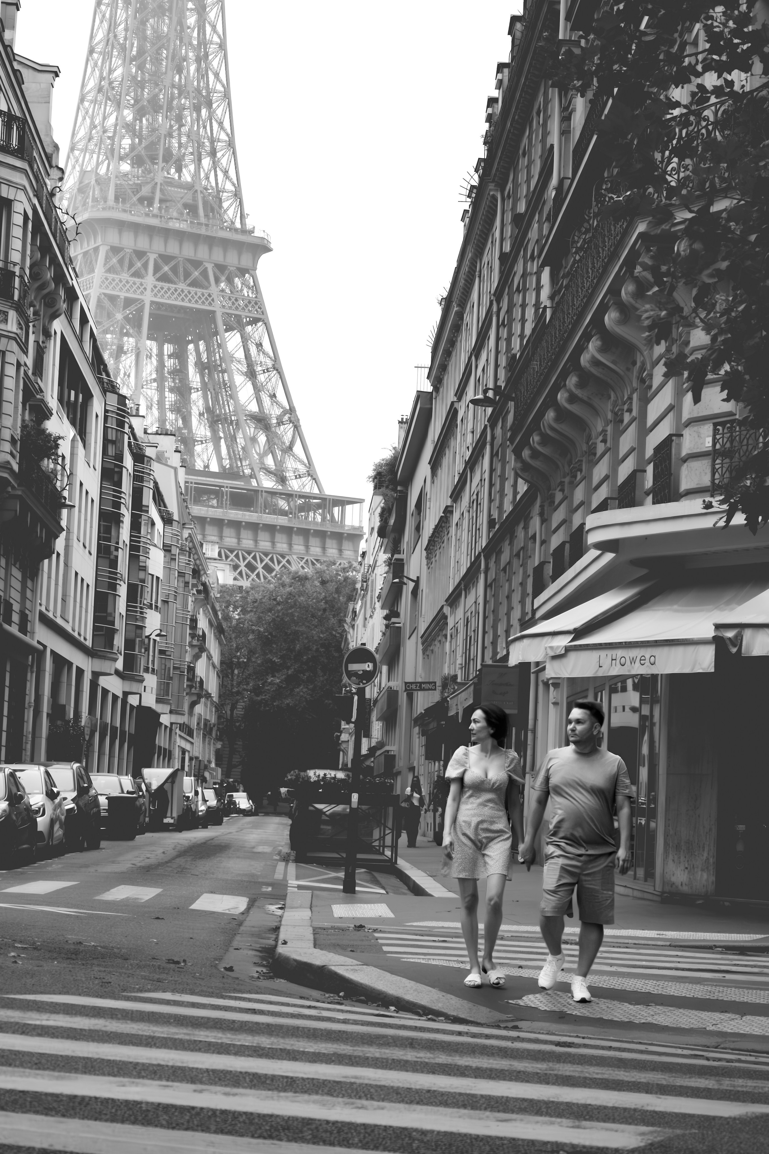 Alfiya’s wedding anniversary in Paris. Photographer in Paris Marina Chaput