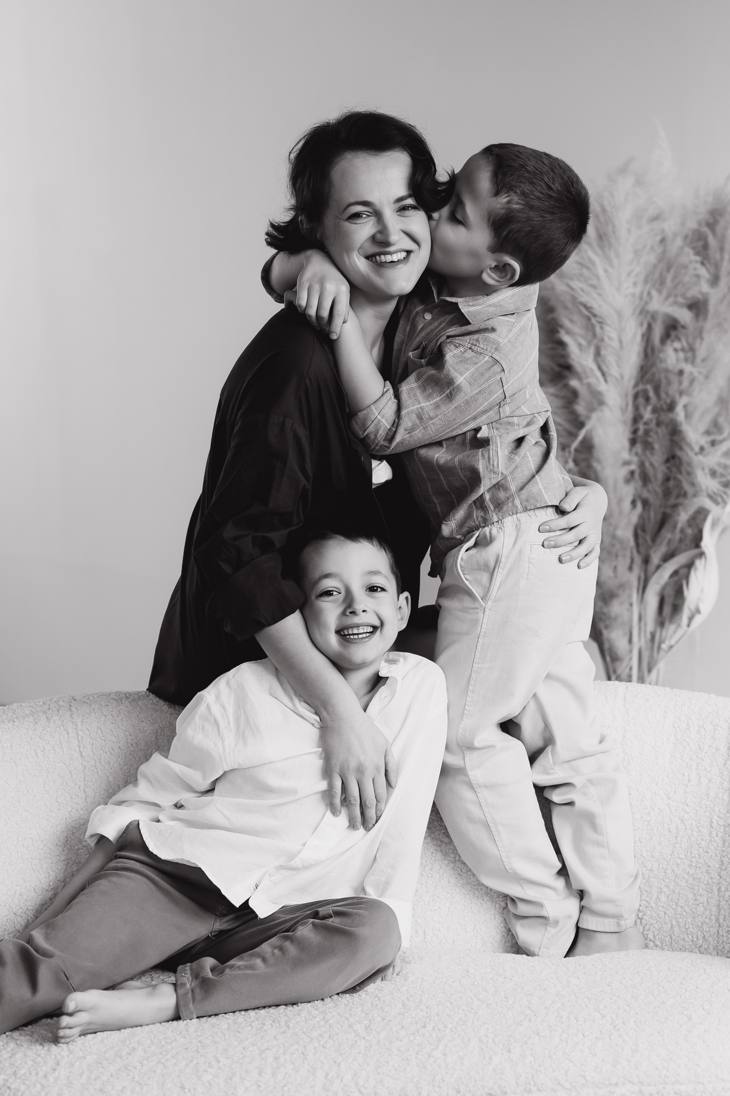 Familienshooting im Studio. Fotoshooting in Nürnberg und Fürth