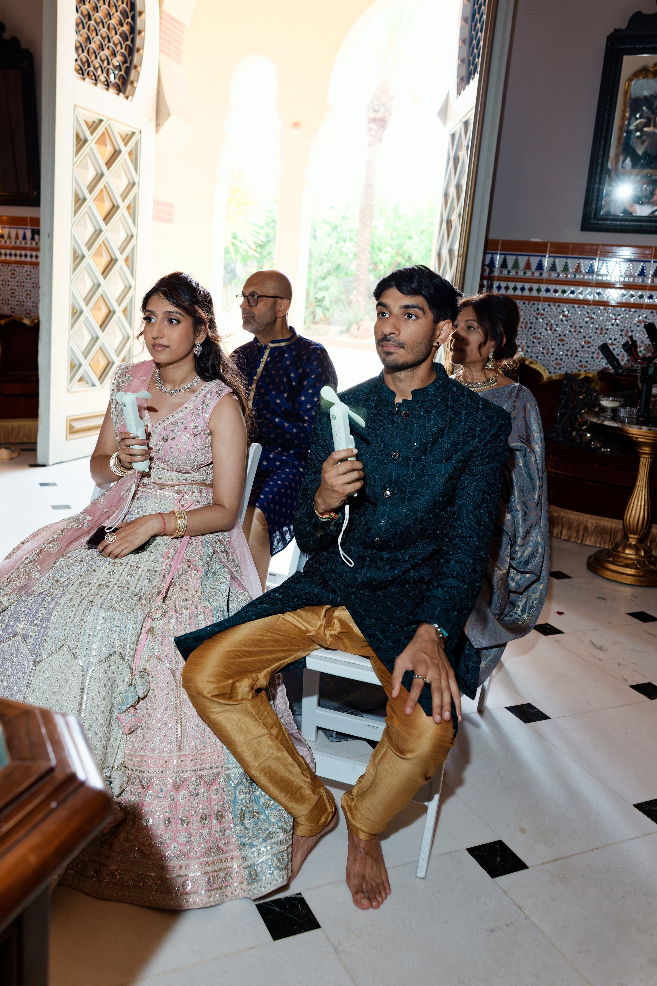 Indian wedding at Gran Villa Rosa, Barcelona