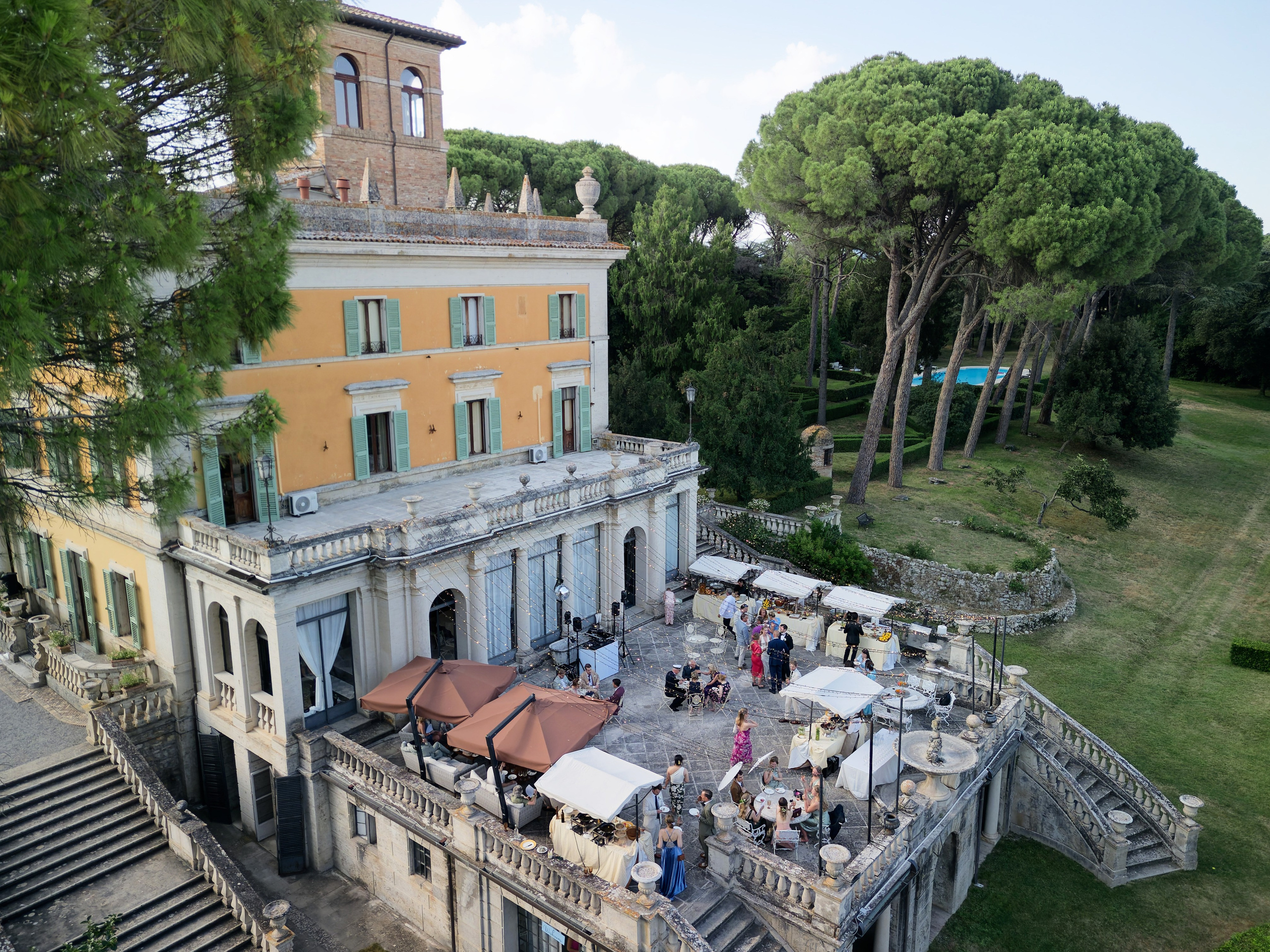 Wedding at La Torre di Pila, Umbria, Italy
