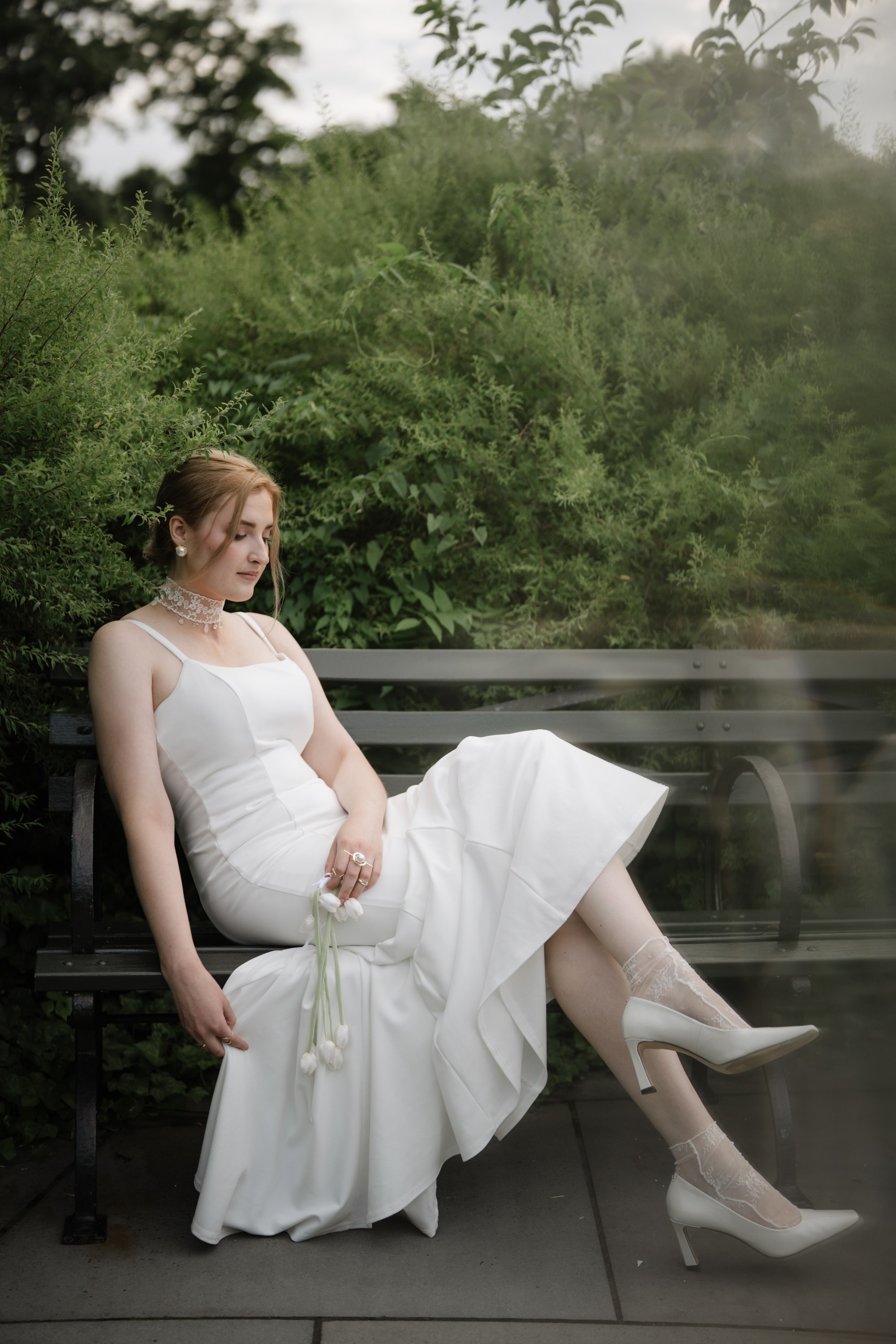 Natalie as a Runaway bride. Portrait and wedding photographer in New York