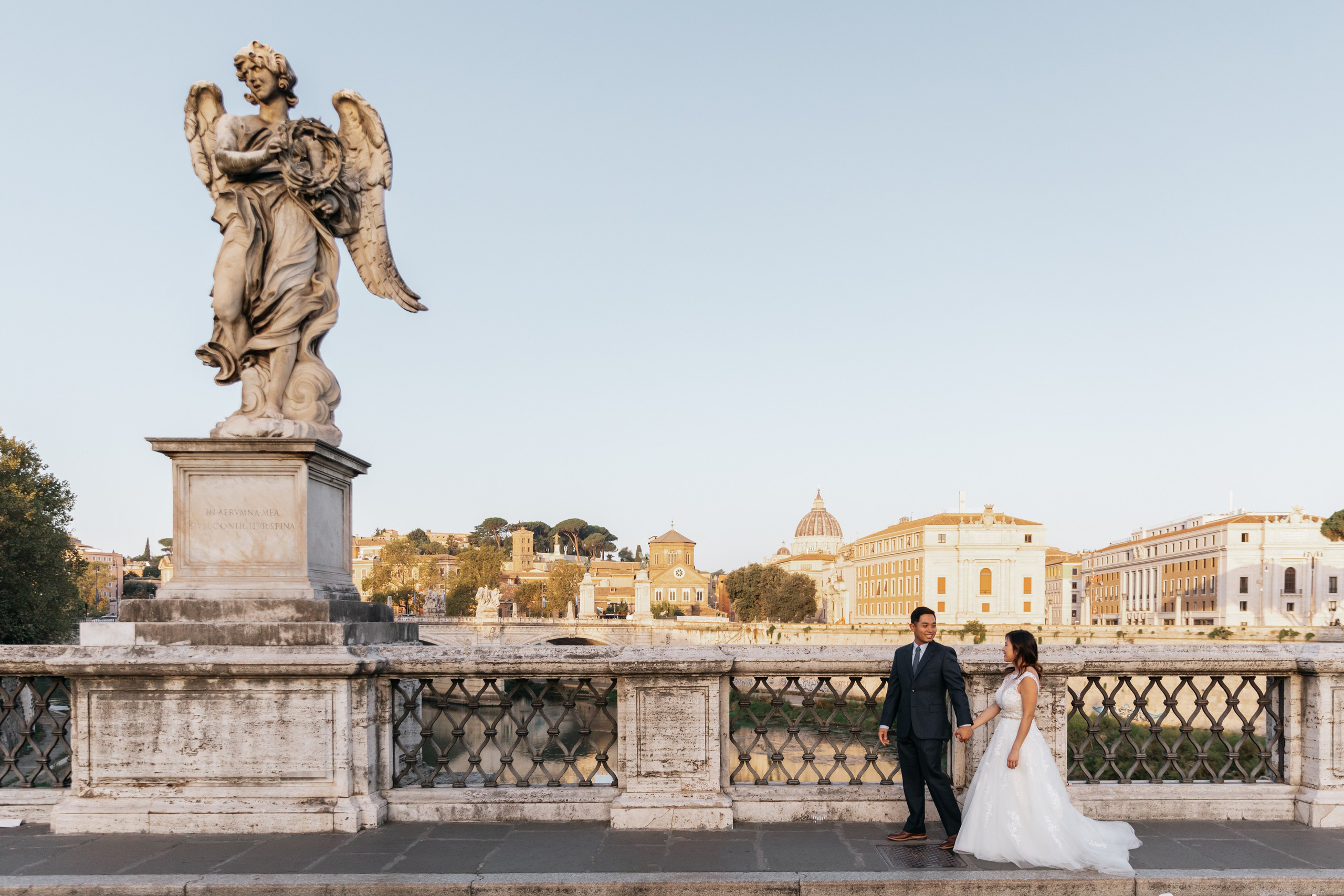 Elopement photoshoot in Rome. Photographer in Rome