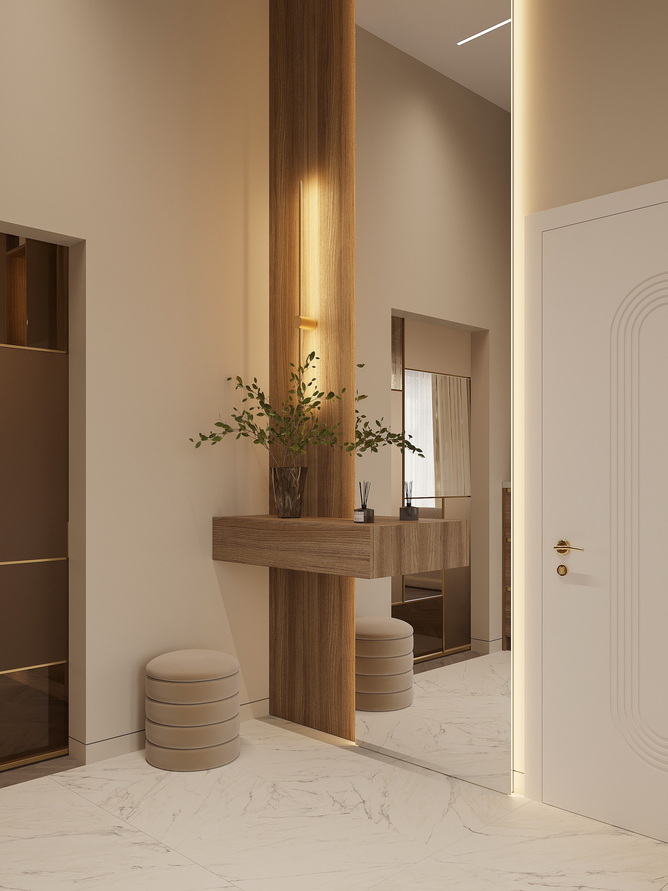 Private House 140 m². Interjera dizaina studija 4 Stūri