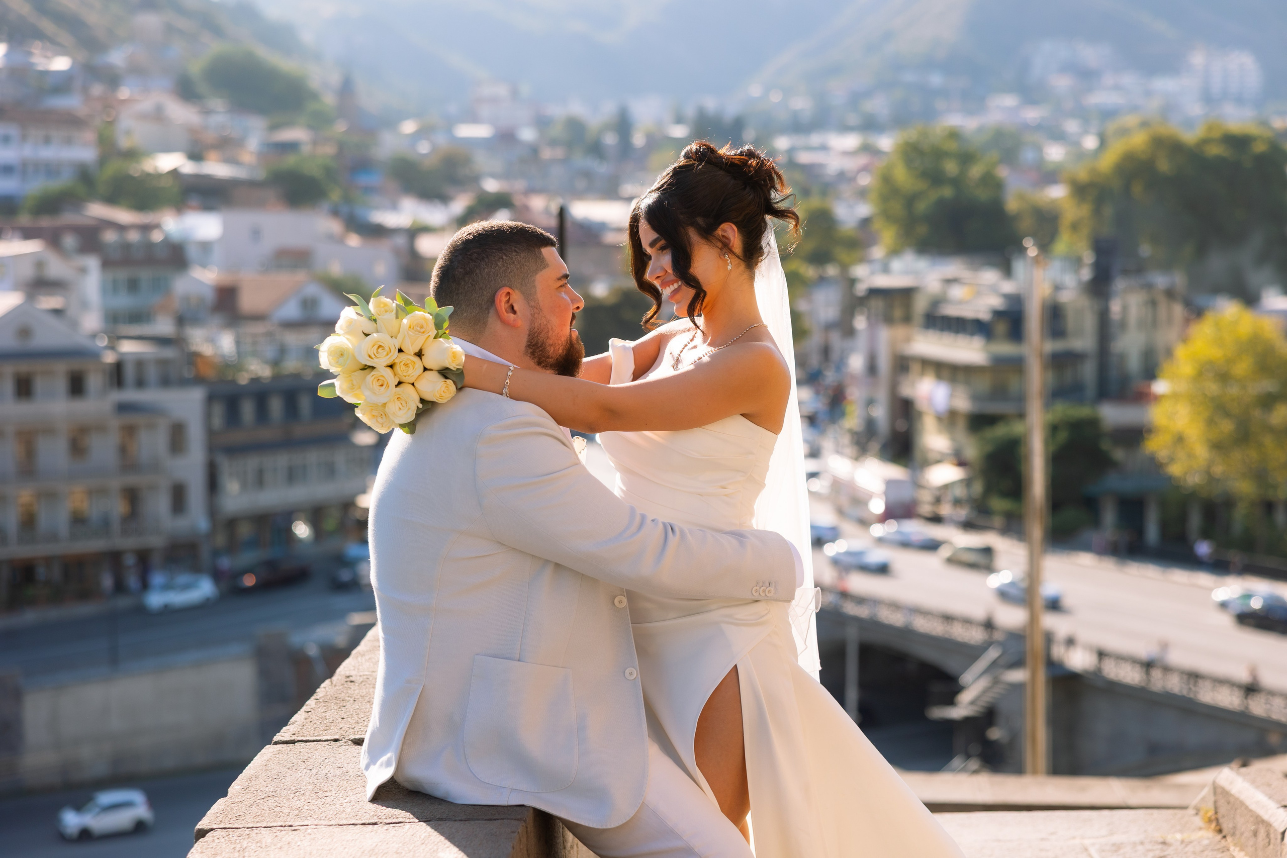 Love story in Tbilisi. Wedding photographer in Tbilisi Ioseb Mamniashvili