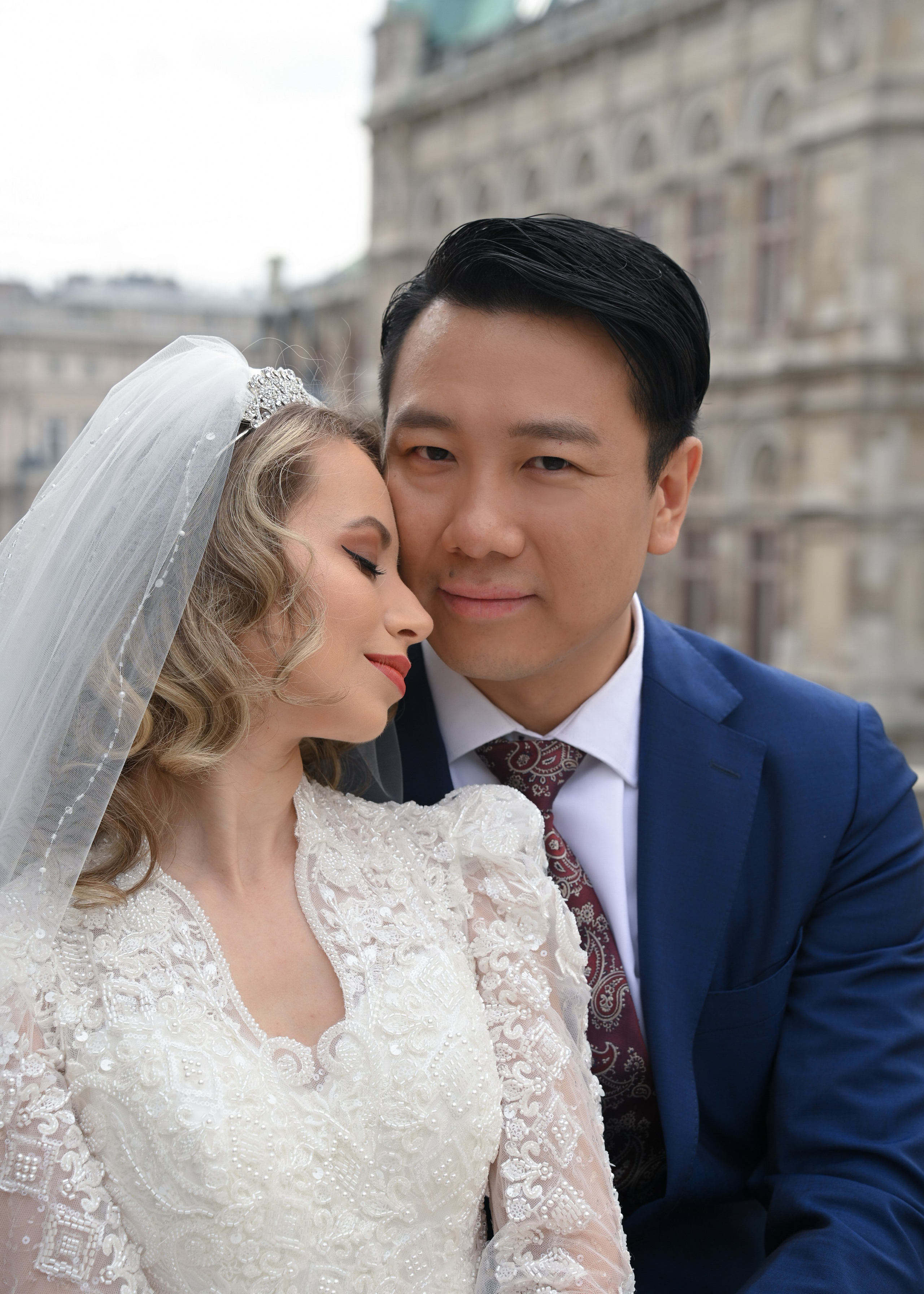 Jin & Diana in Vienna. Photo Vienna and Bratislava