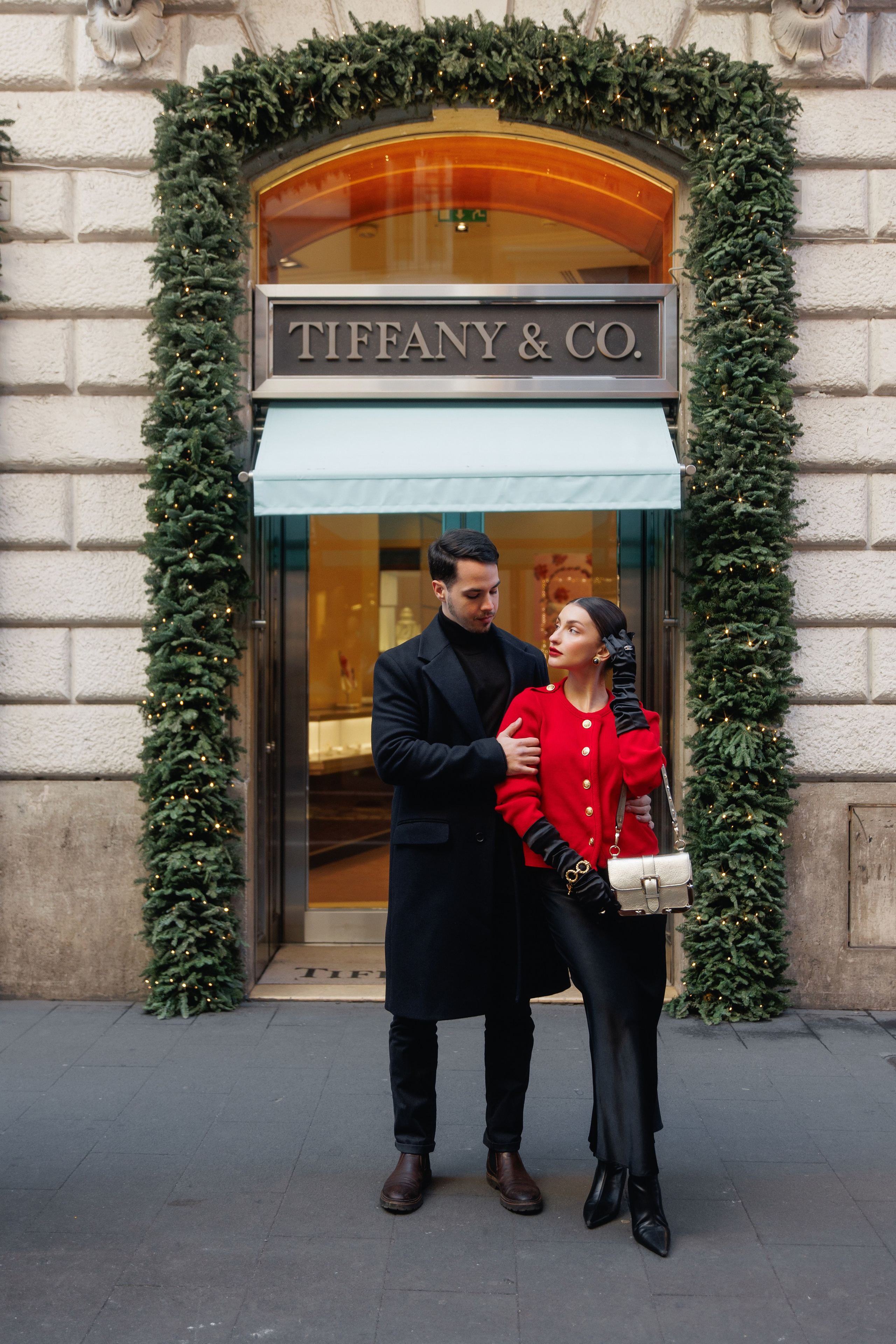 Christmas photoshooting in Rome. Wedding Photographer Rome Tuscany Como Sicily Puglia Amalfy Italy- Oksana Savenchuk