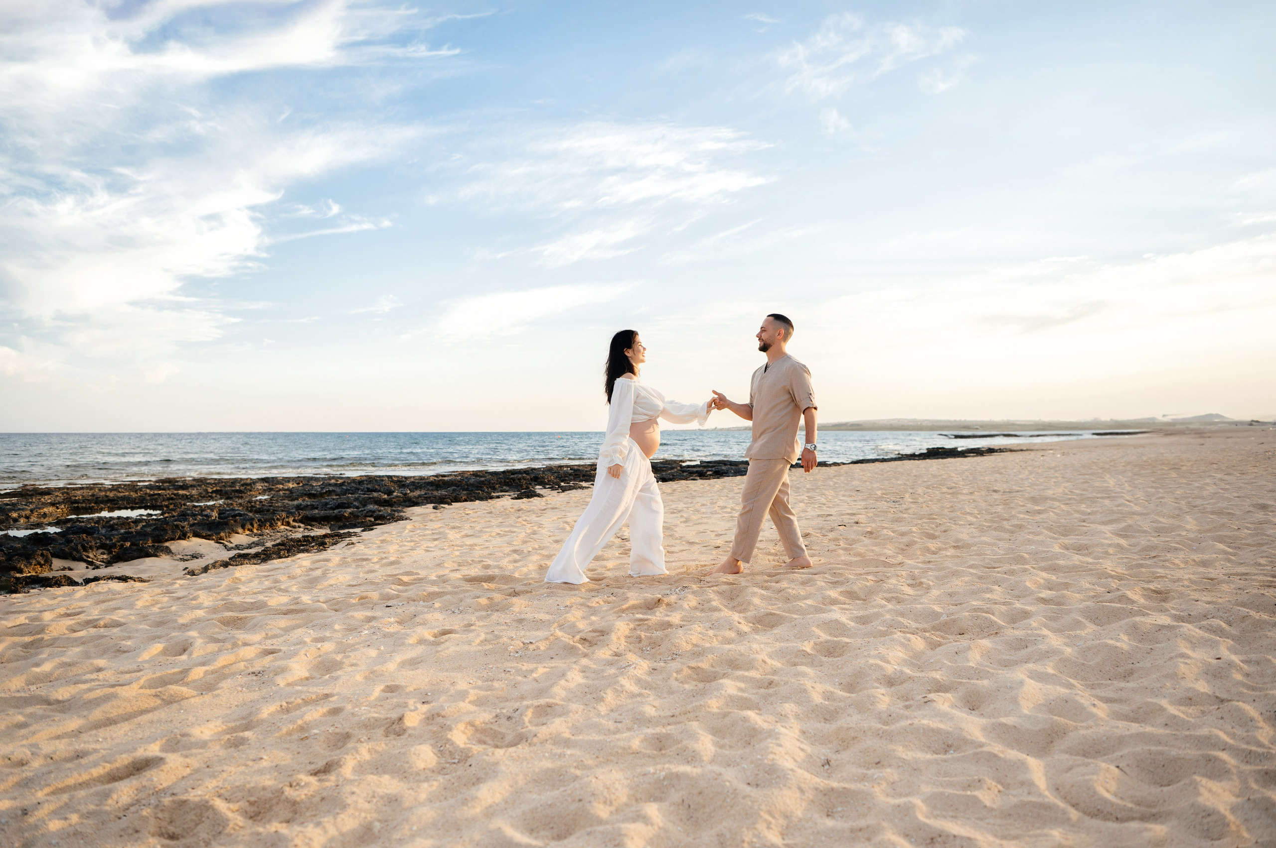 На пляже. Фотограф на Кипре