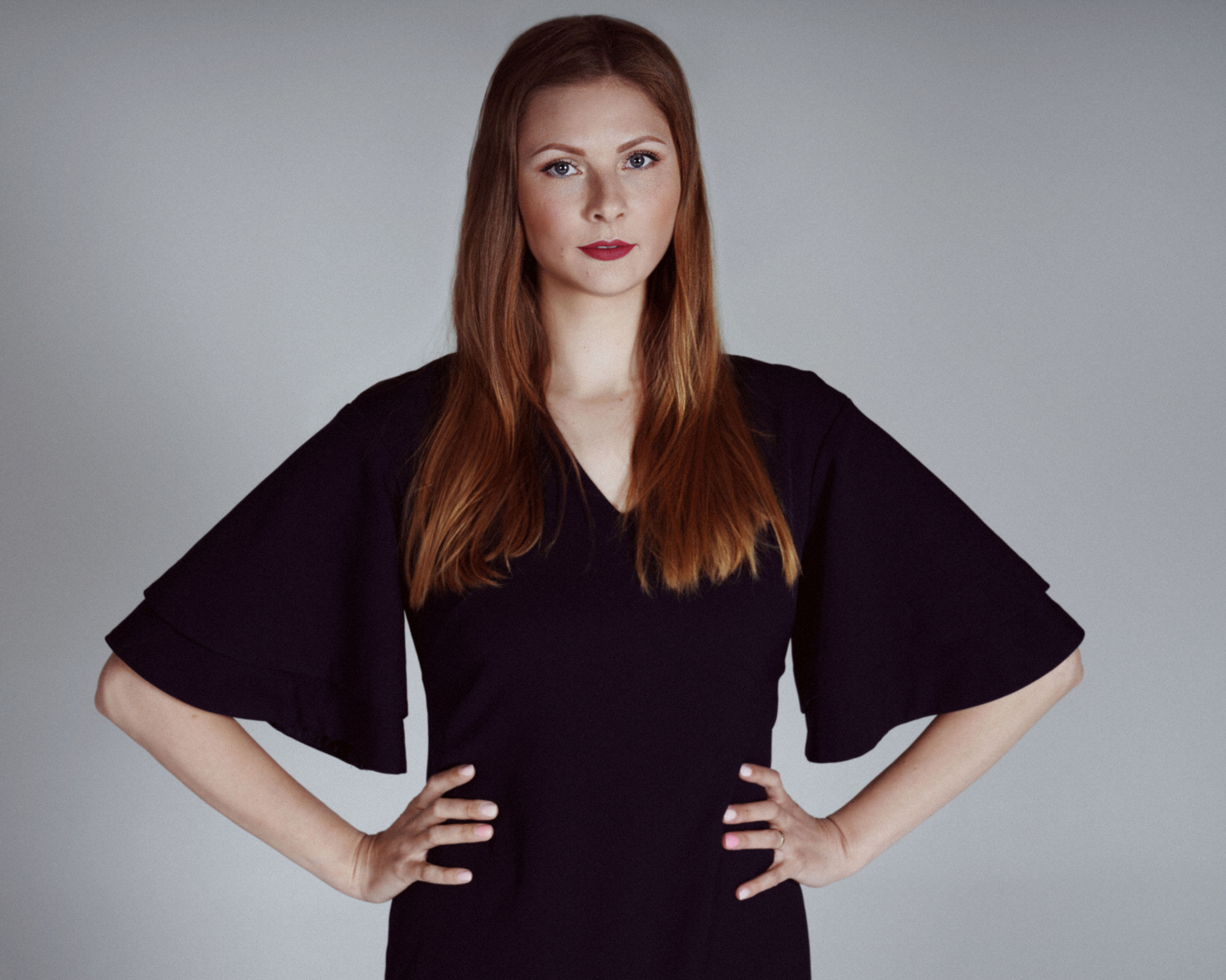 Black dress. Newborn, Family and Portrait Photographer (Raleigh, Cary, Apex)