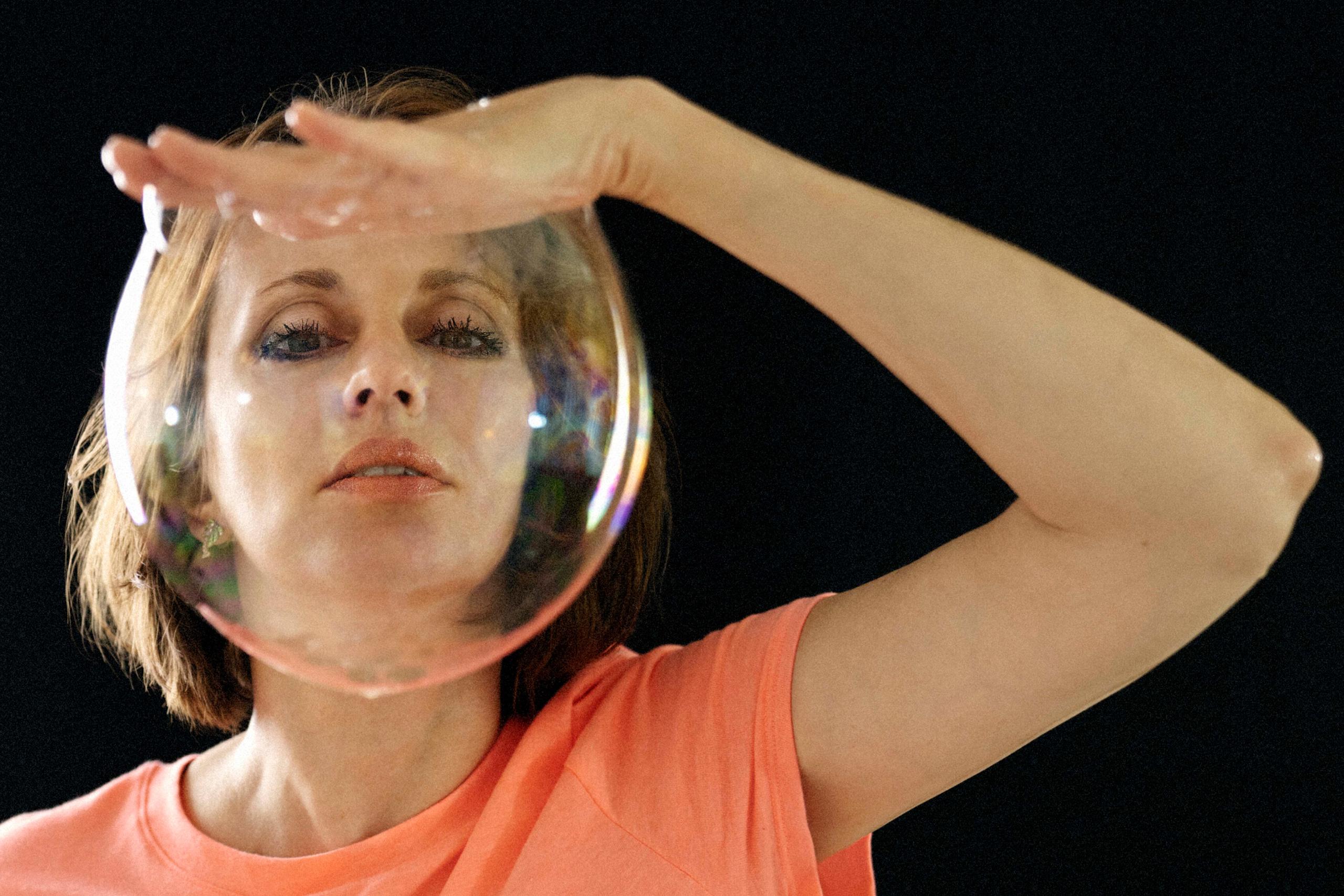 Magic soap bubbles. Newborn, Family and Portrait Photographer (Raleigh, Cary, Apex)