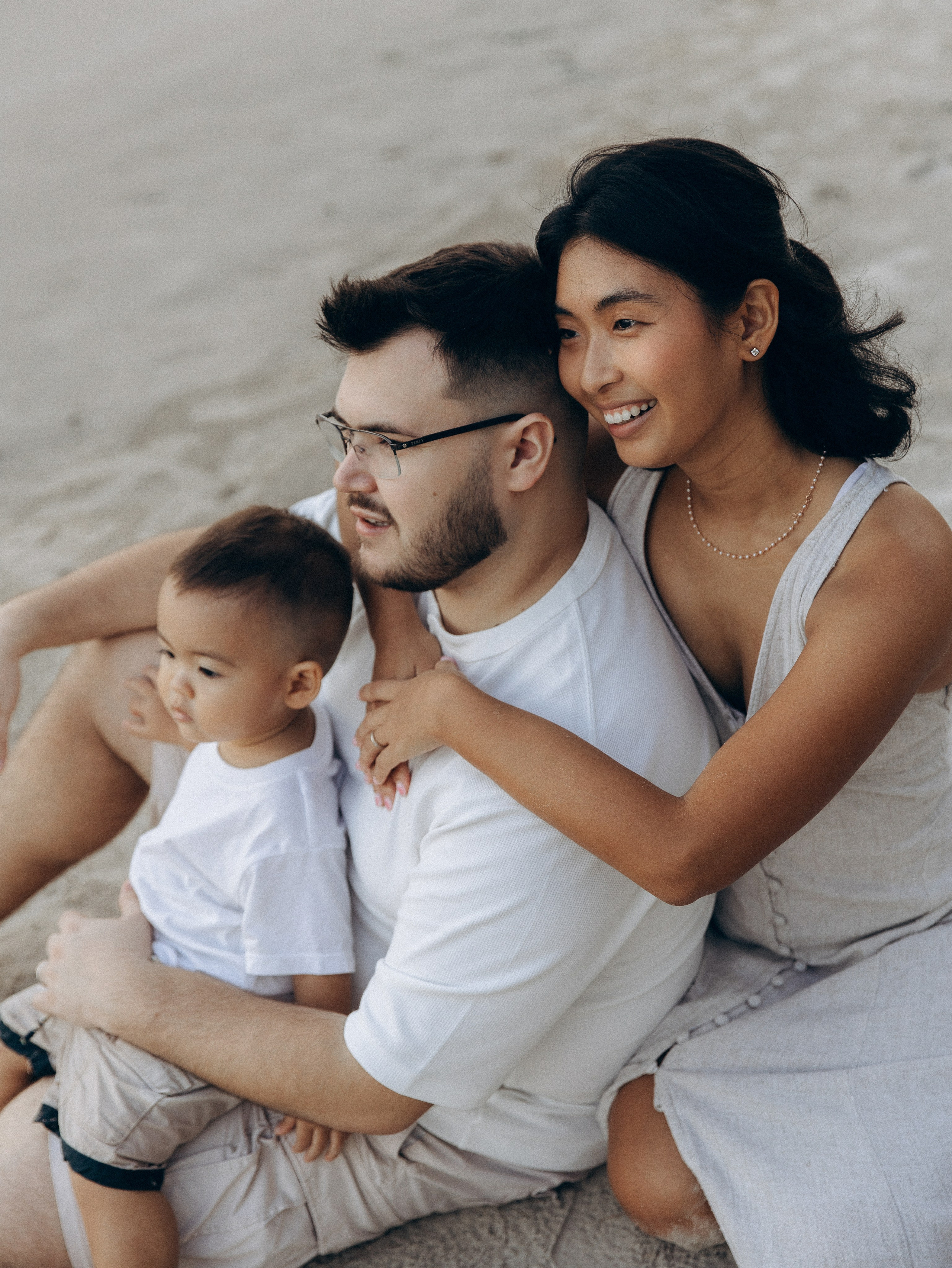 At the beach. Family and wedding photographer in Bangkok, Thailand