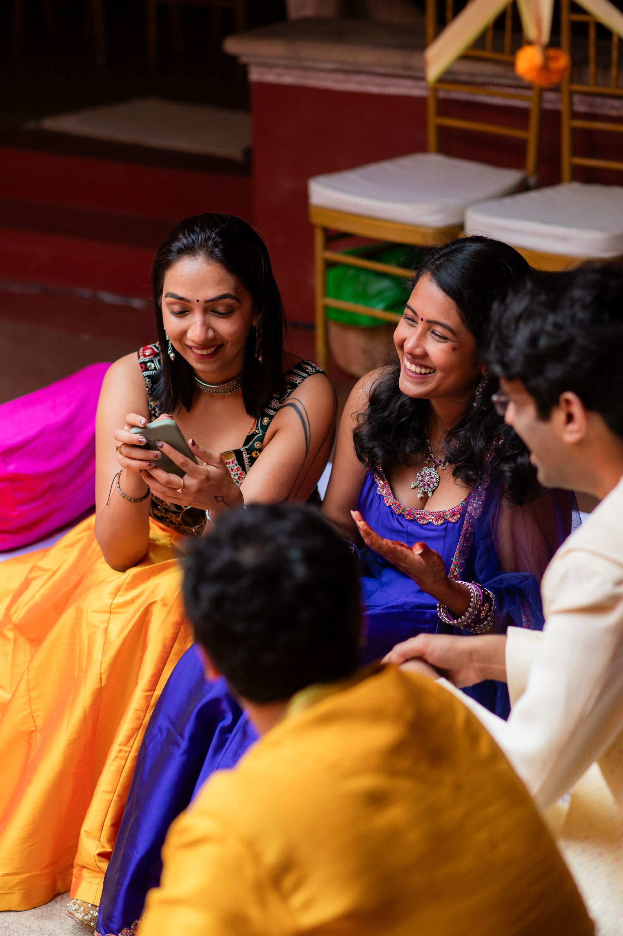 Samyuktha & Manoj, Tamil and Telugu Wedding at Angana Courtyard, Bangalore | Truly Yours
