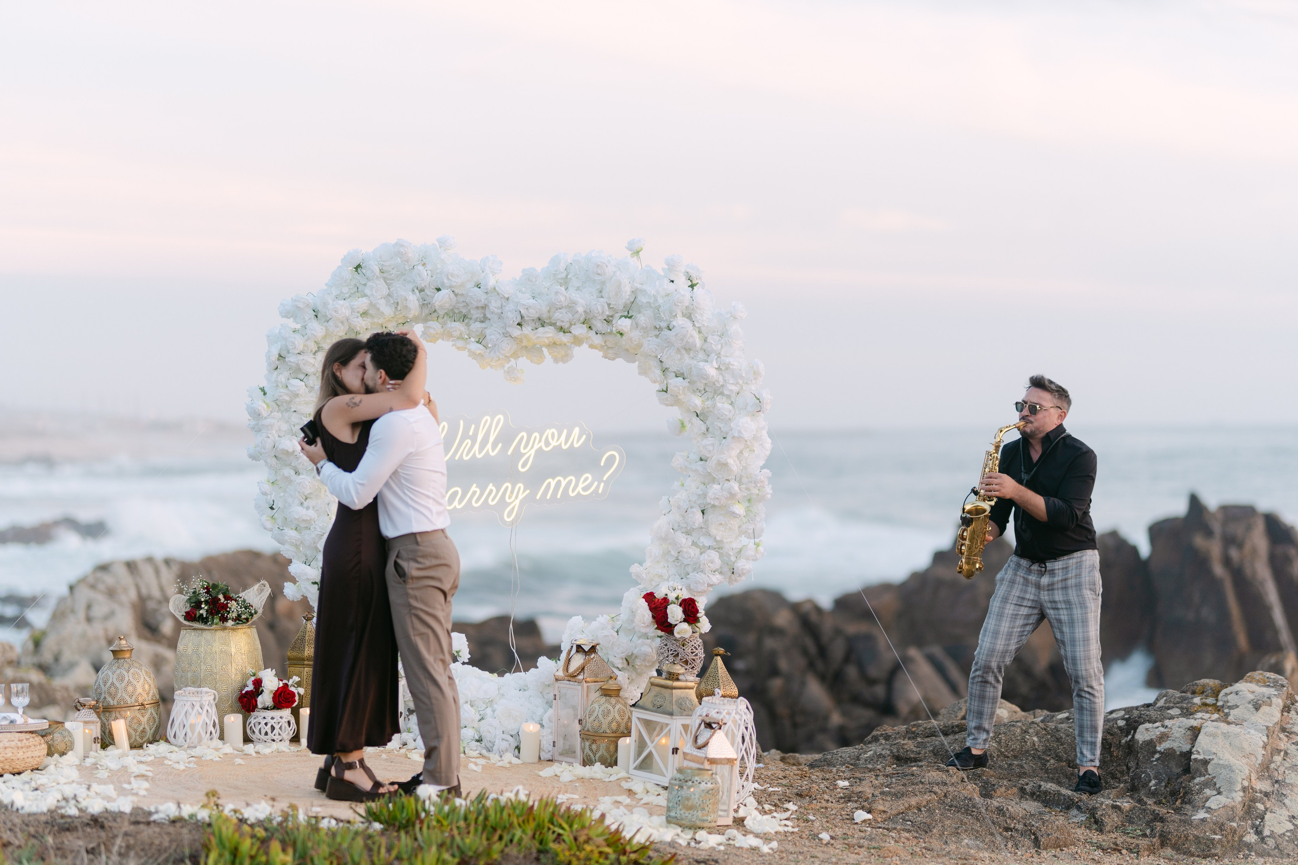 Wedding Proposal at the Beach. Davi Valente