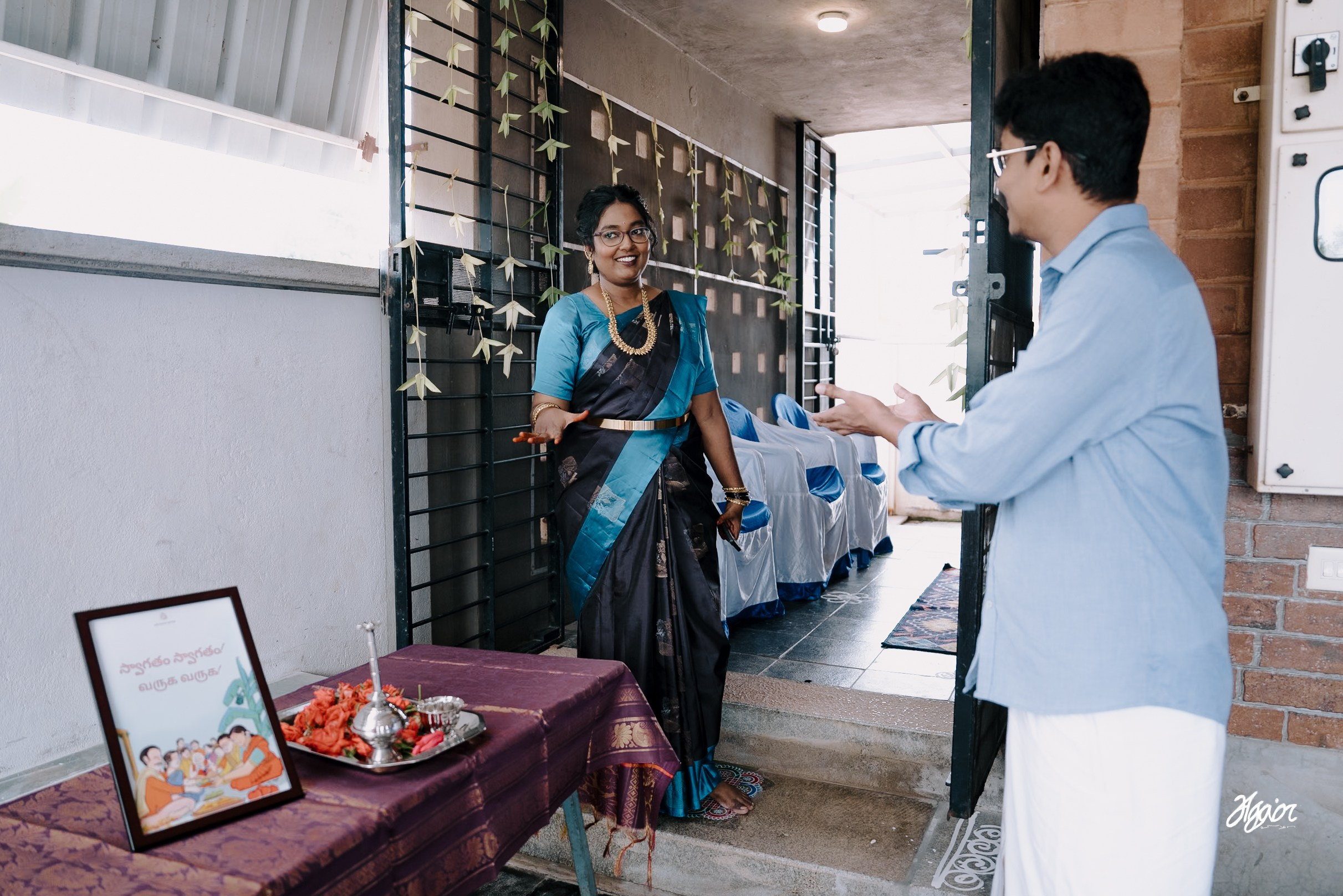 Wedding documentary photography in Pondicherry. Agam Vizha