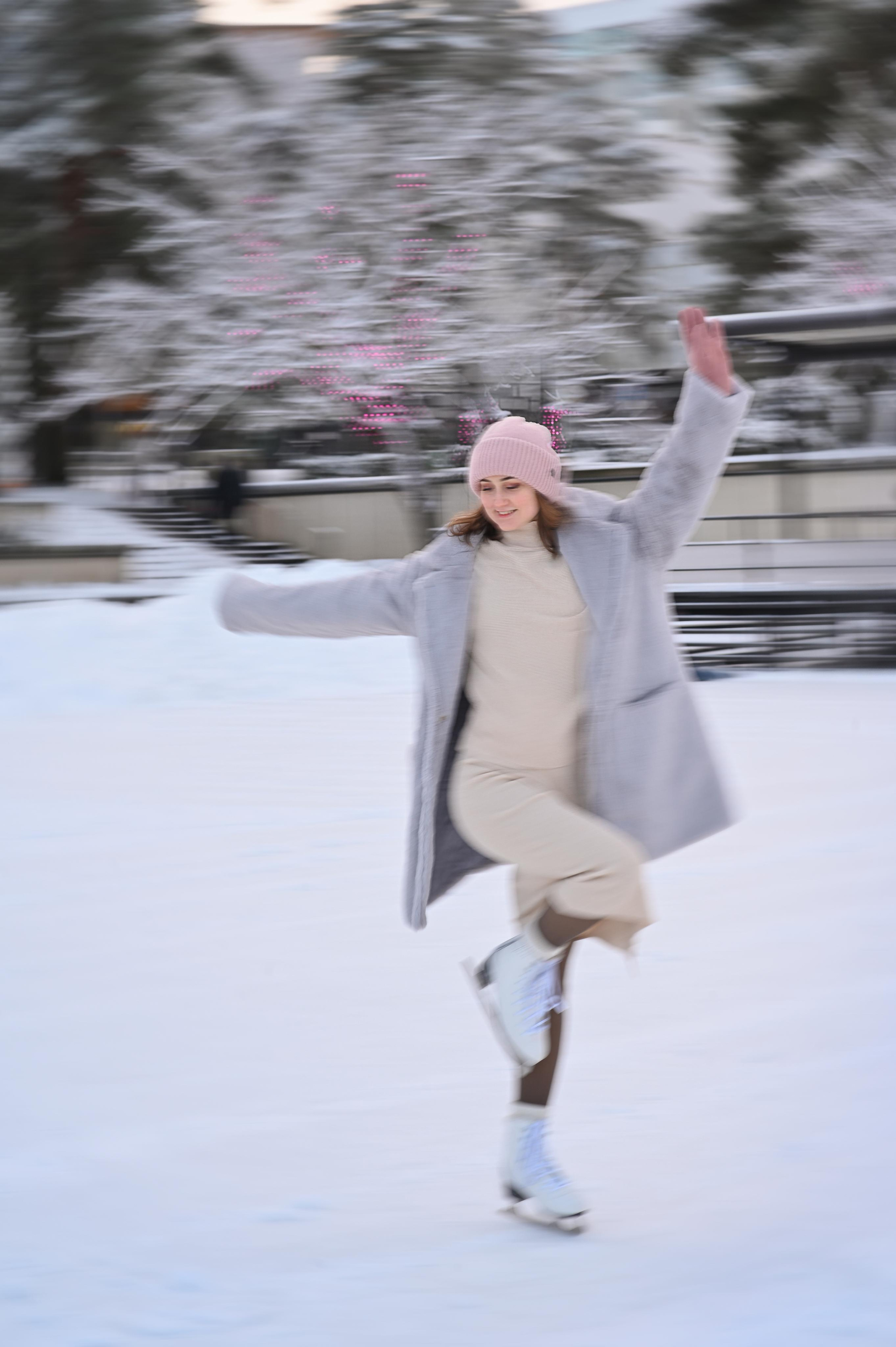 Съемка на катке. Детский и семейный фотограф в финляндии дина пулкка. контент фотограф