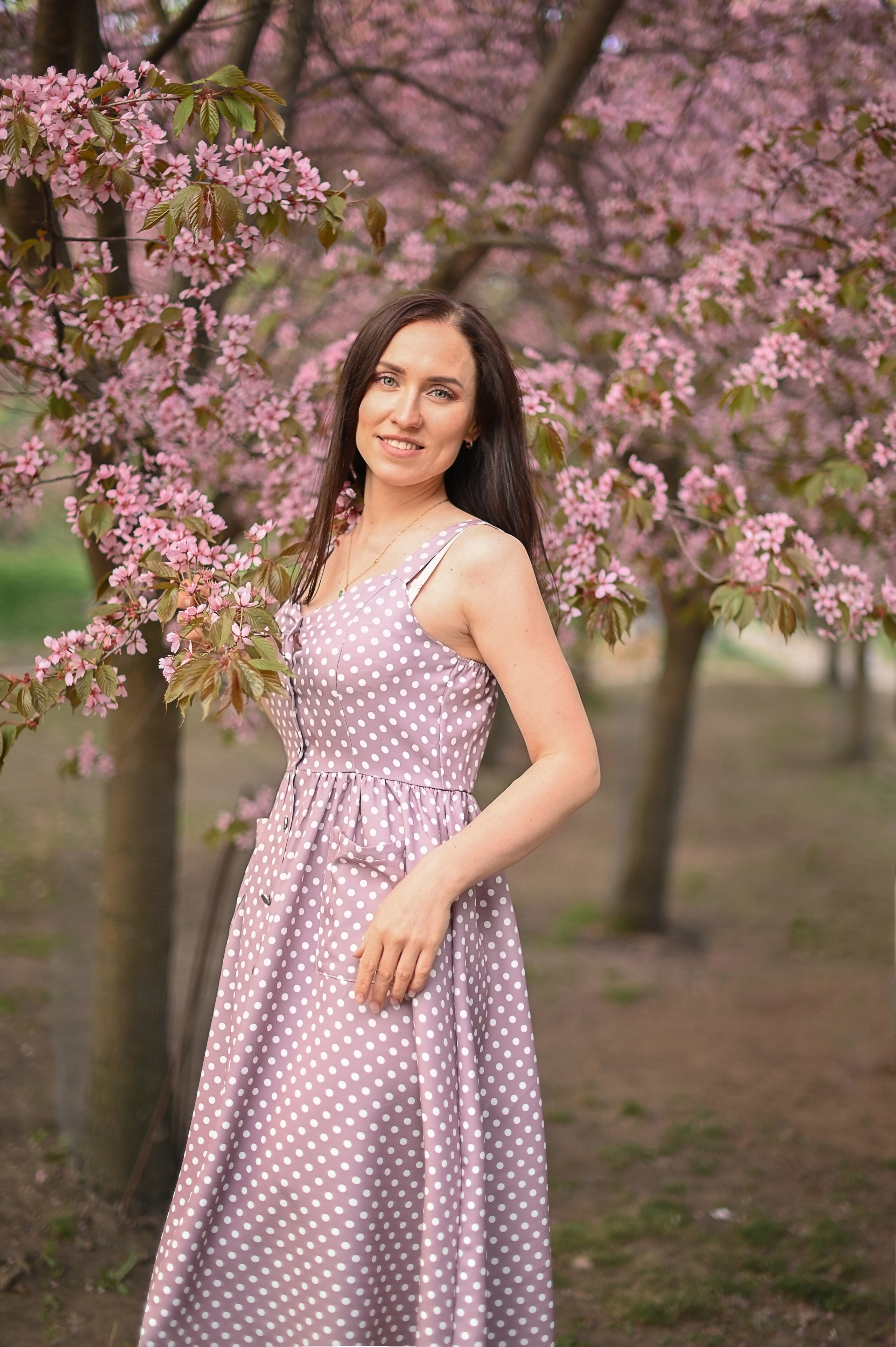 Цветение сакуры. Мама и дочь. Детский и семейный фотограф в финляндии дина пулкка. контент фотограф