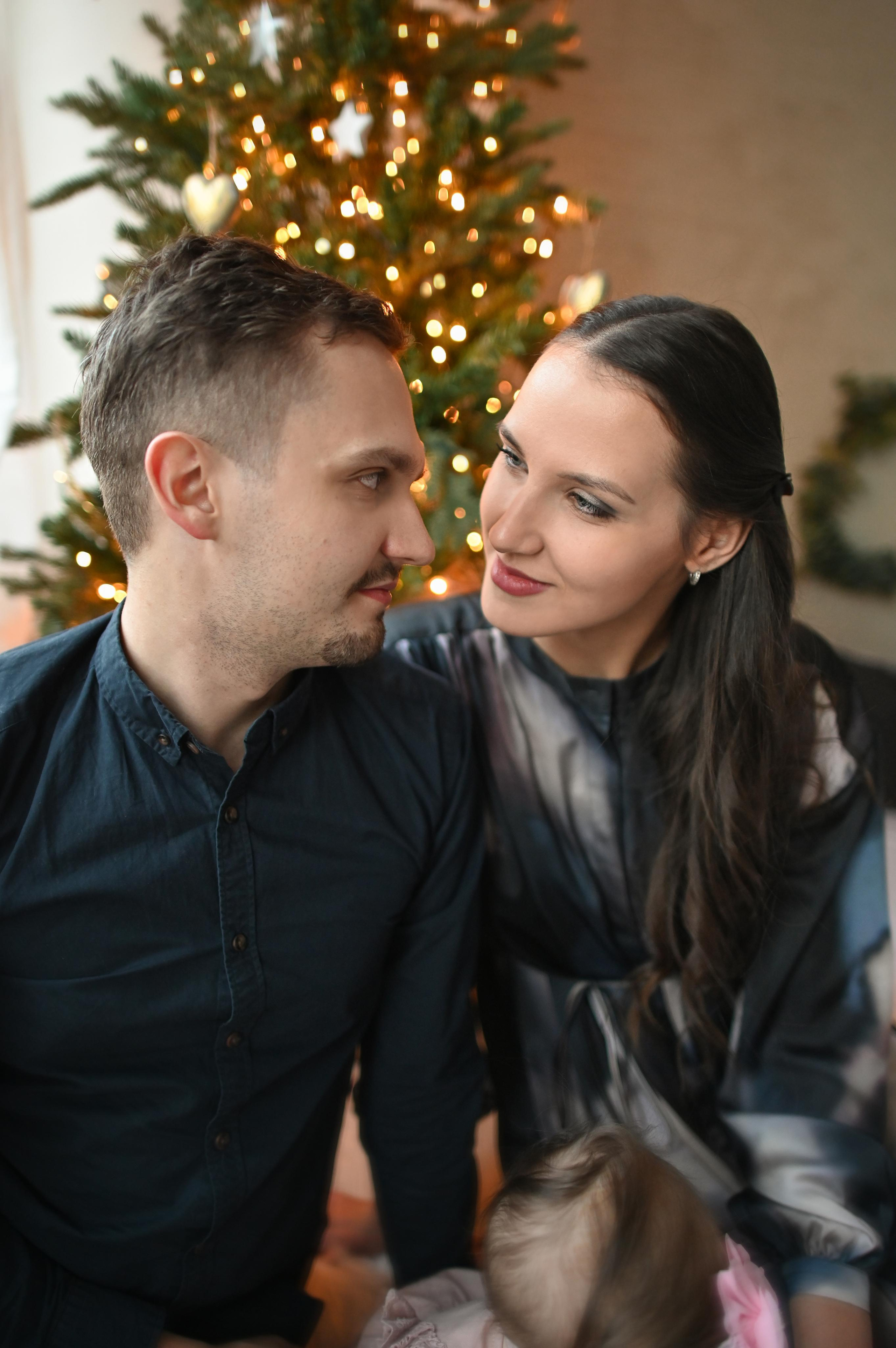 Первая рождественская съемка малышки. Детский и семейный фотограф в финляндии дина пулкка. контент фотограф