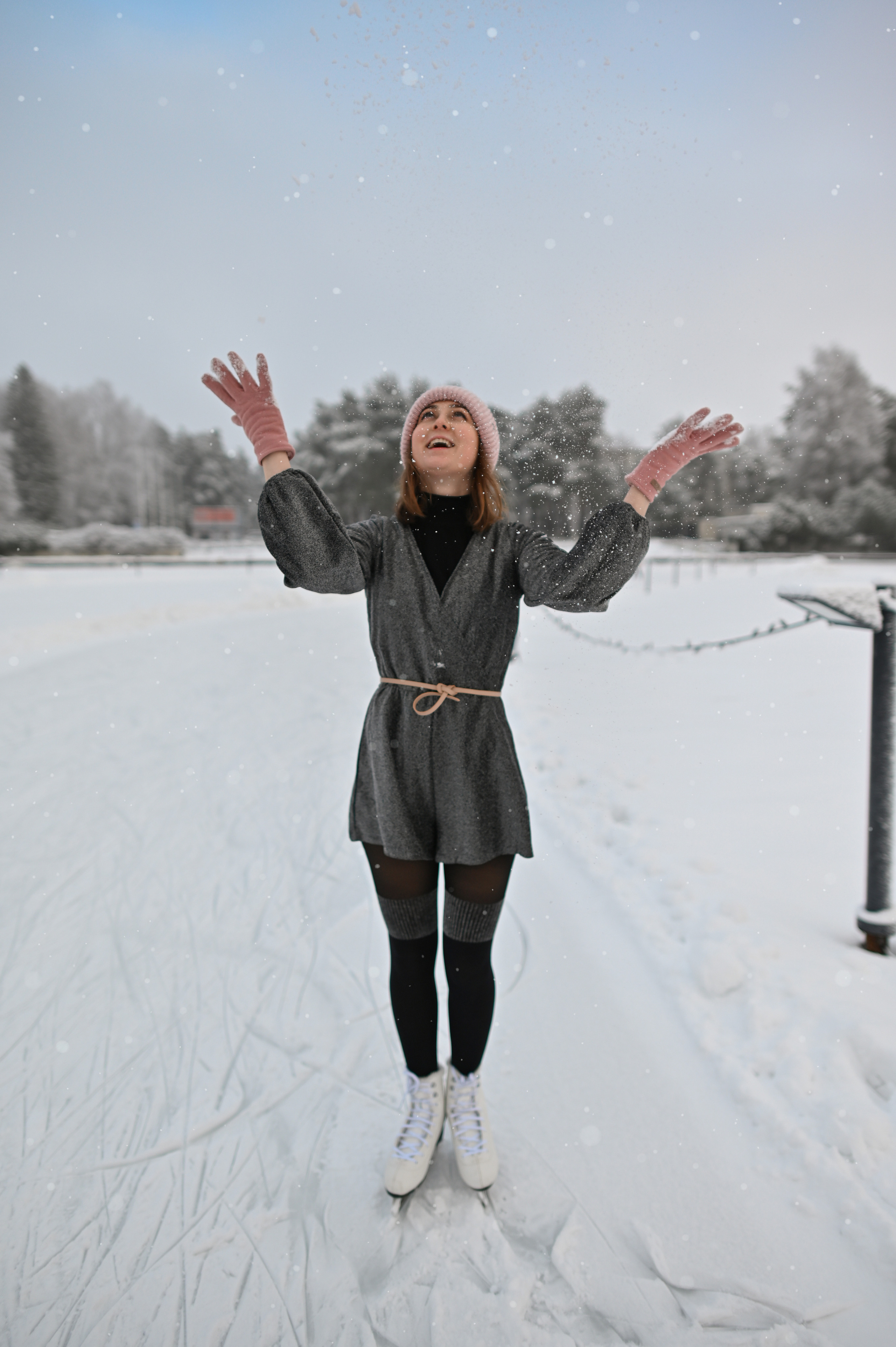 Съемка на катке. Детский и семейный фотограф в финляндии дина пулкка. контент фотограф