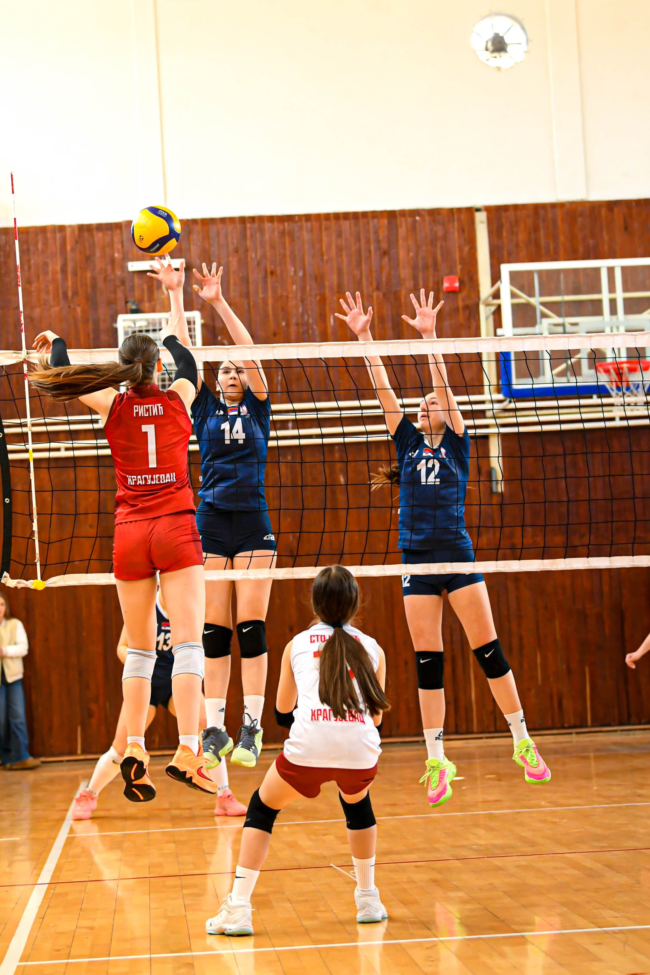 Odbojka 22.03.  Radnicki KG — BlockVolley JAG. Foto Simic Jagodina
