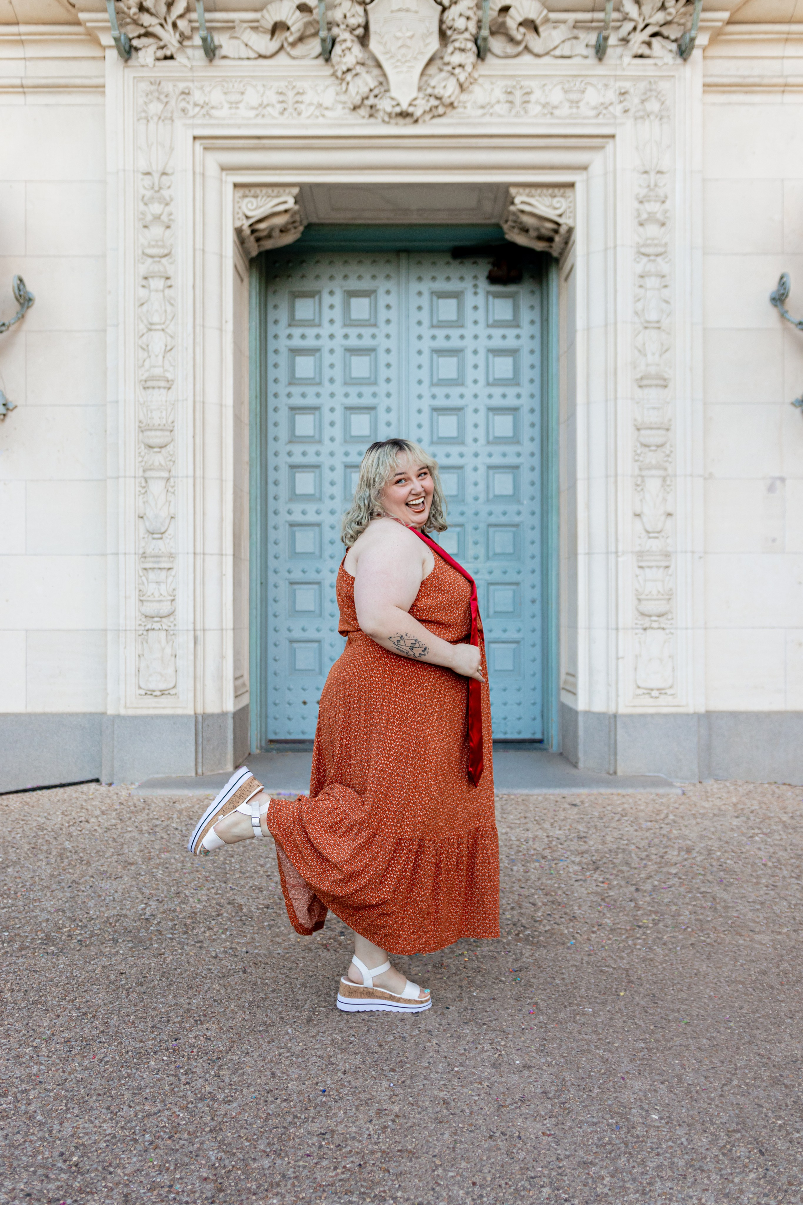 Sarah's senior photoshoot at the University of Texas Austin