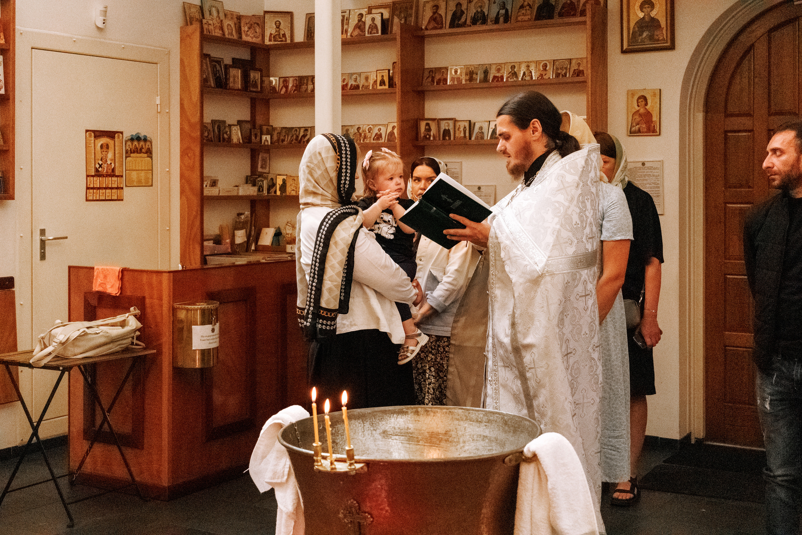 Sacrament of baptism. Photographer in the Den Haag Rotterdam Amsterdam Osypenko Oksana
