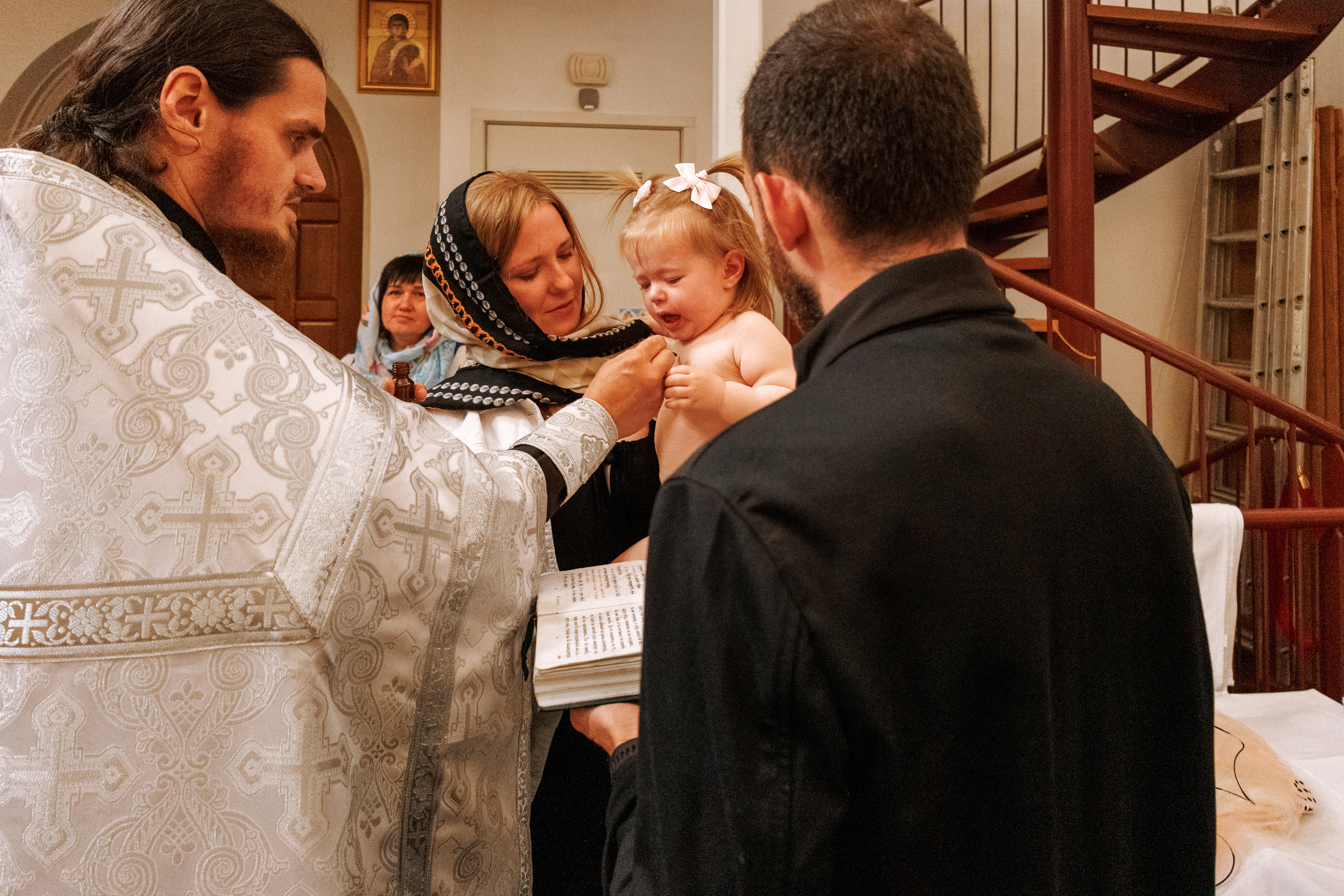 Sacrament of baptism. Photographer in the Den Haag Rotterdam Amsterdam Osypenko Oksana