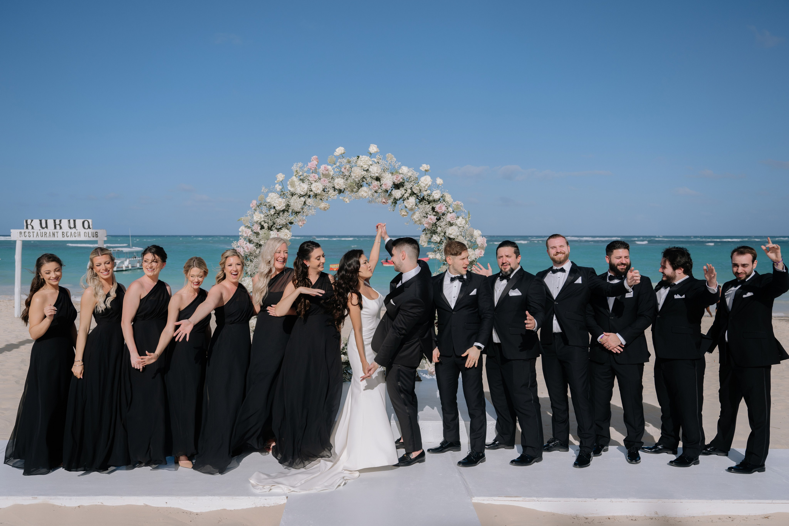 Vyvy & Evan’s Dream Wedding at Kukua Beach Club — Punta Cana Venue