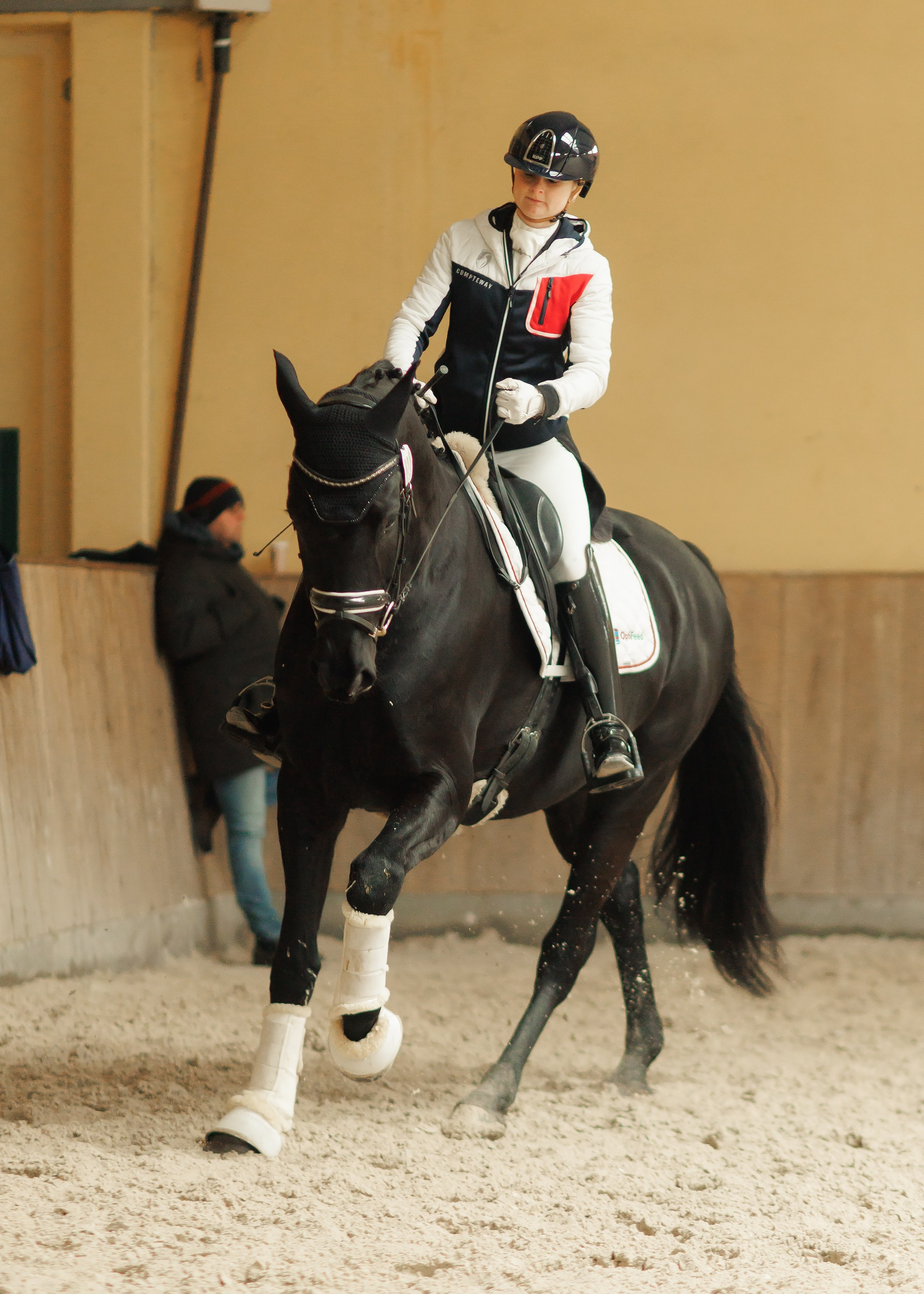 Partynice dressage \ feb'25. Kaja | fotograf we Wrocławiu | ludzie i psy