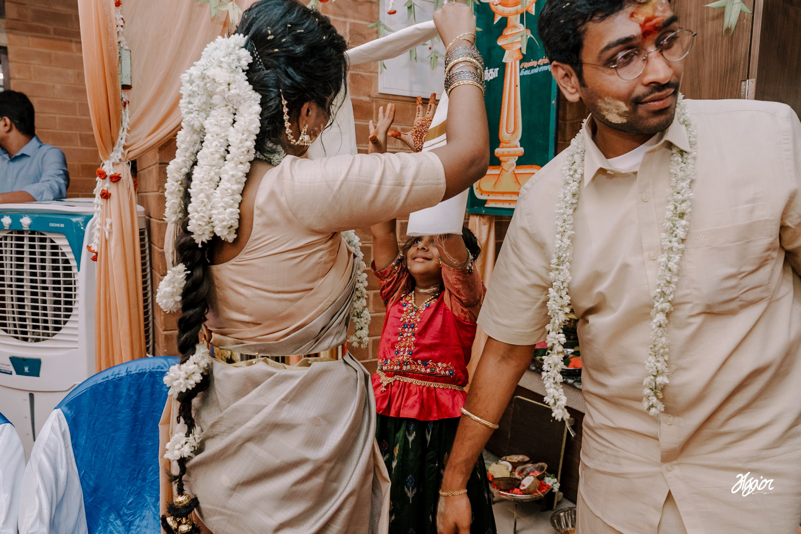 Wedding documentary photography in Pondicherry. Agam Vizha