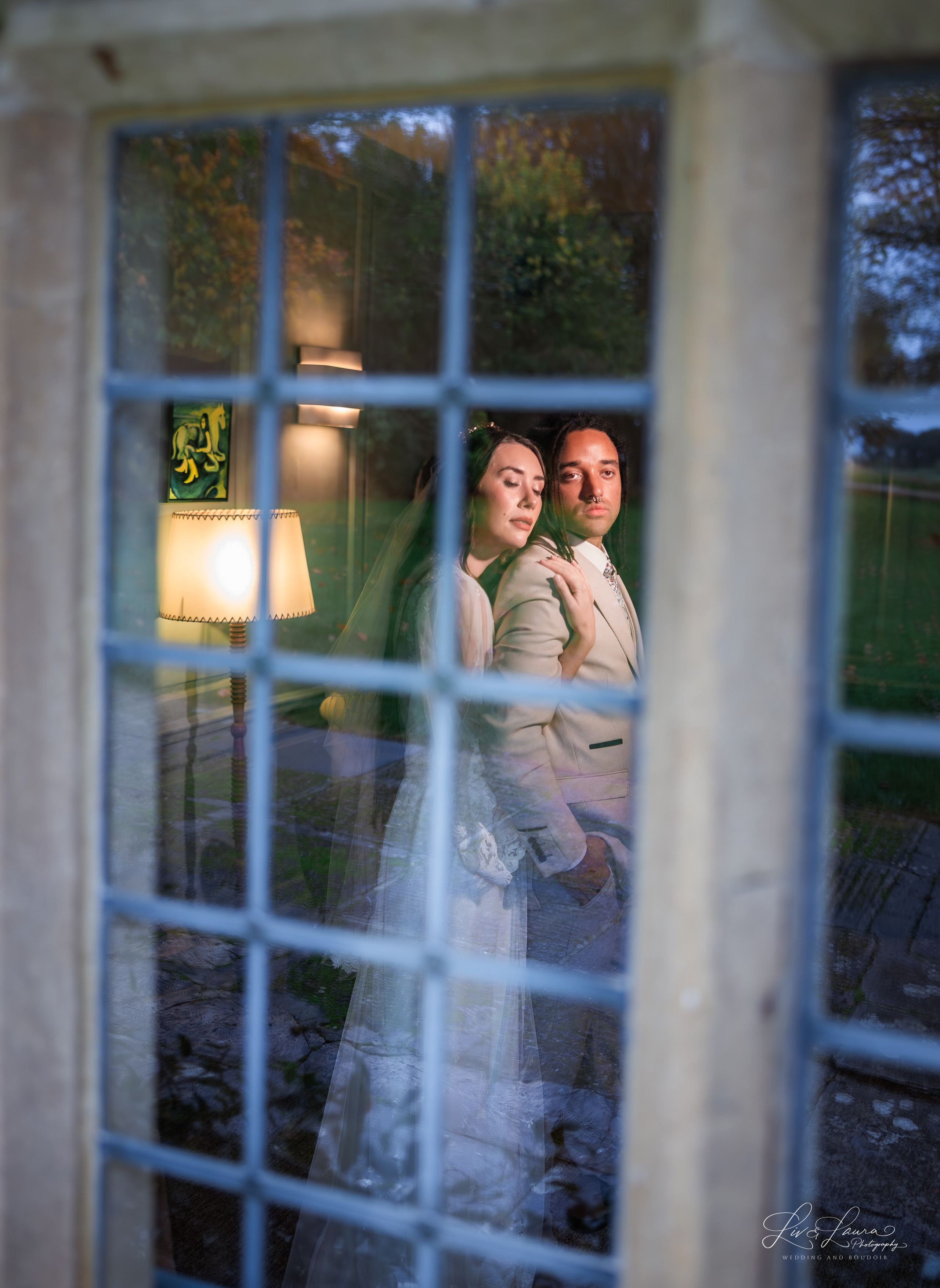 Roxxy and Joe. Wedding and boudoir photography by Liv and Laura