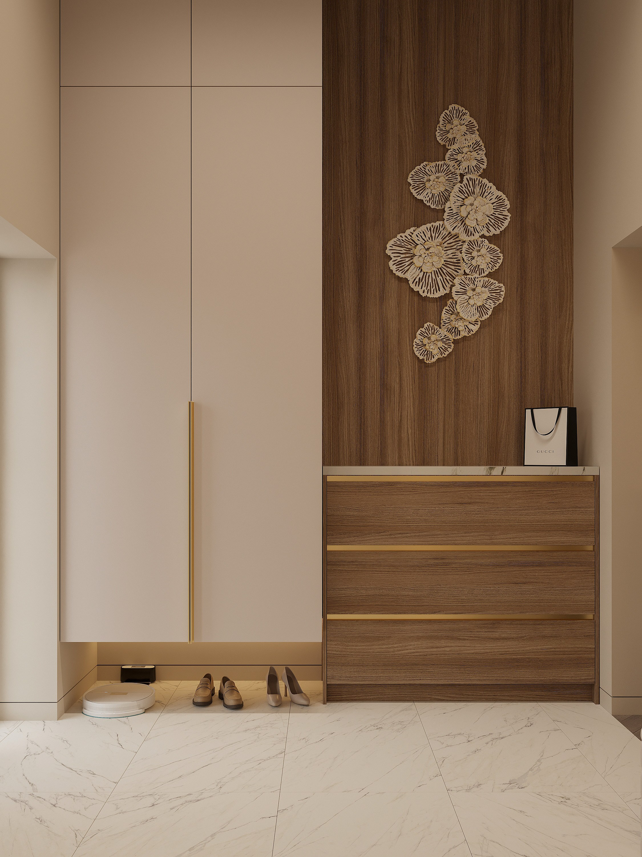 Private House 140 m². Interjera dizaina studija 4 Stūri