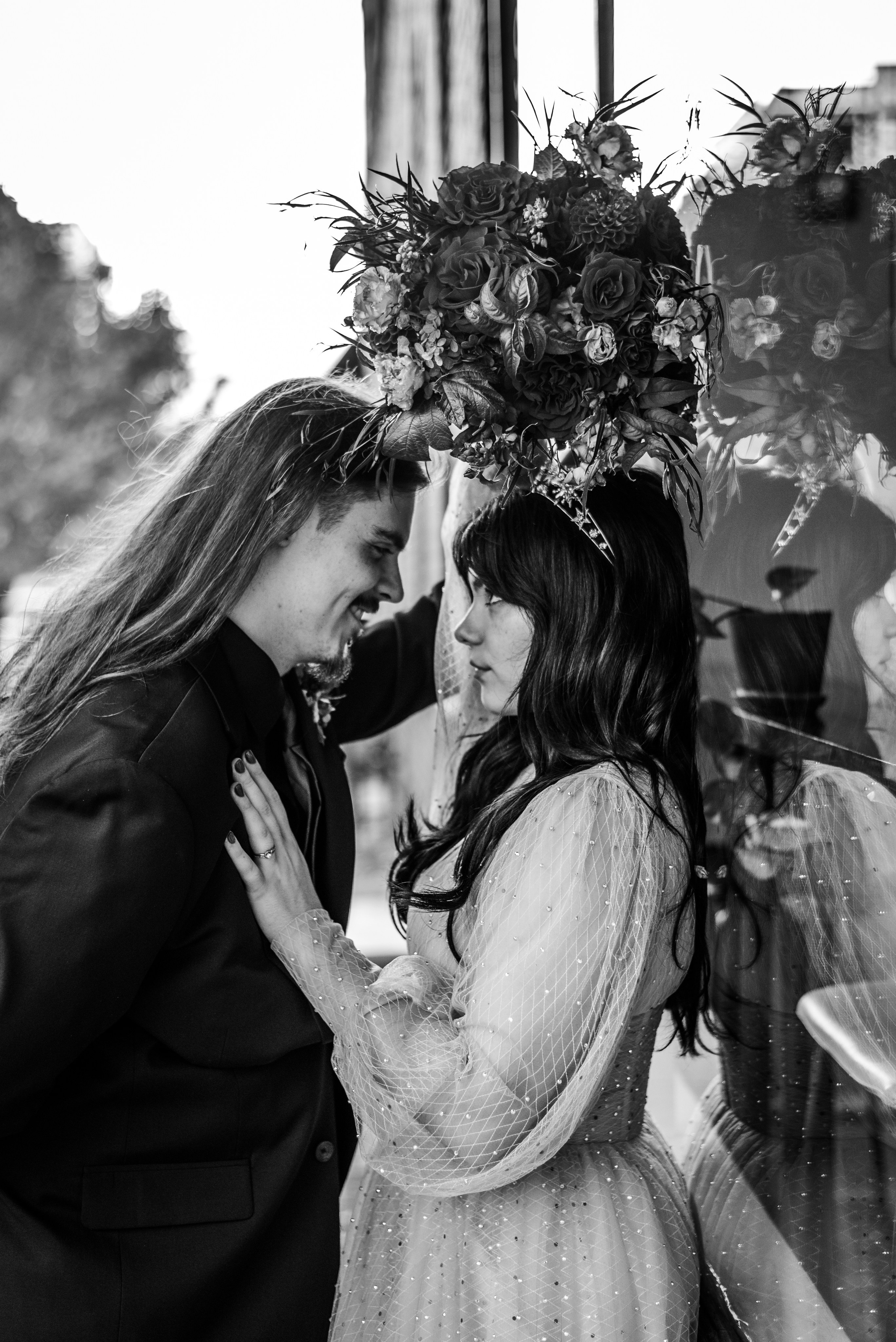 Bold & Dramatic Wedding at The Paper Mill on The Landing | Fort Wayne Wedding Photographer. Alexandria Danielle Photography | Fort Wayne & Indianapolis Wedding Photographer